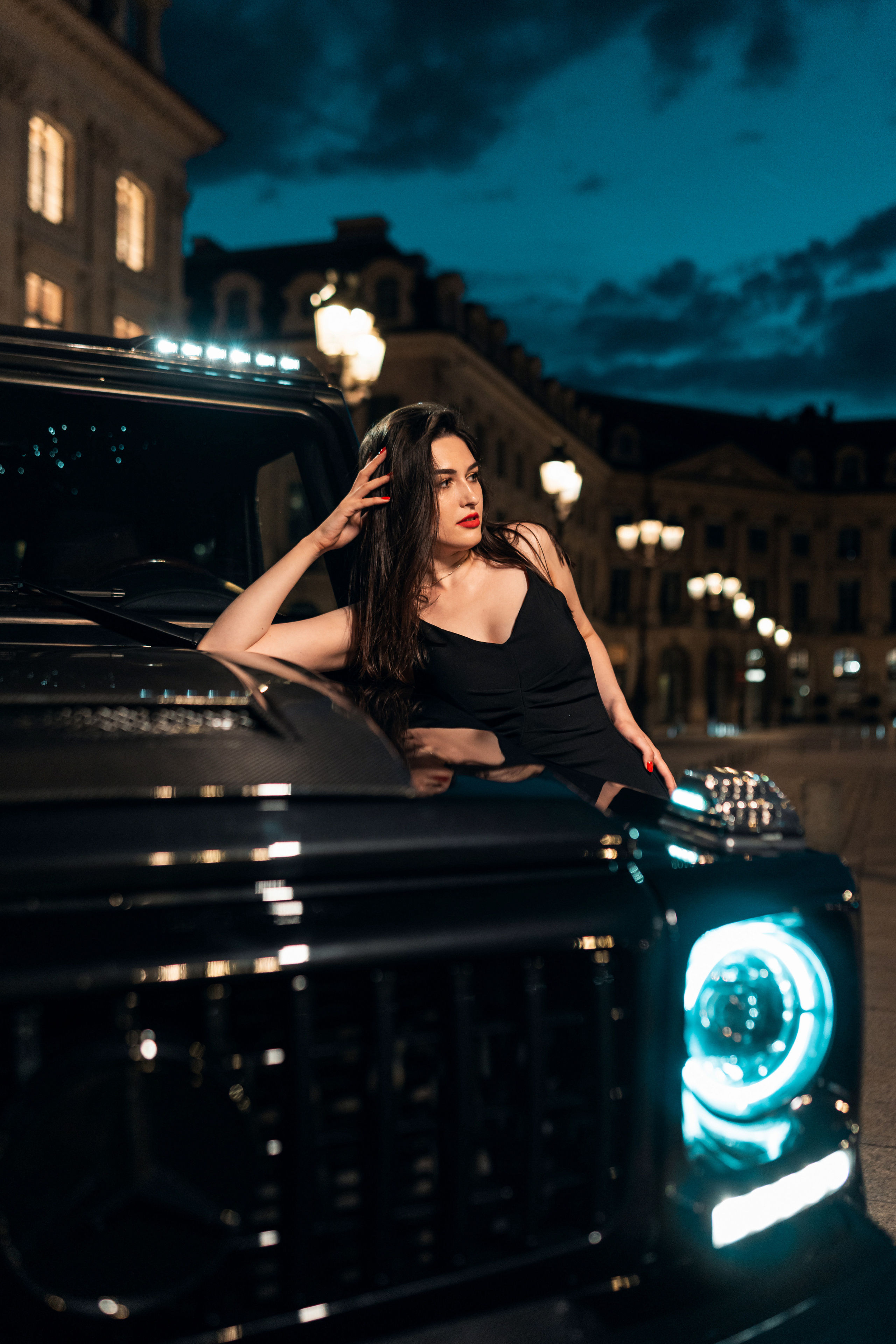Nataliia x Mercedes Gelandewagen