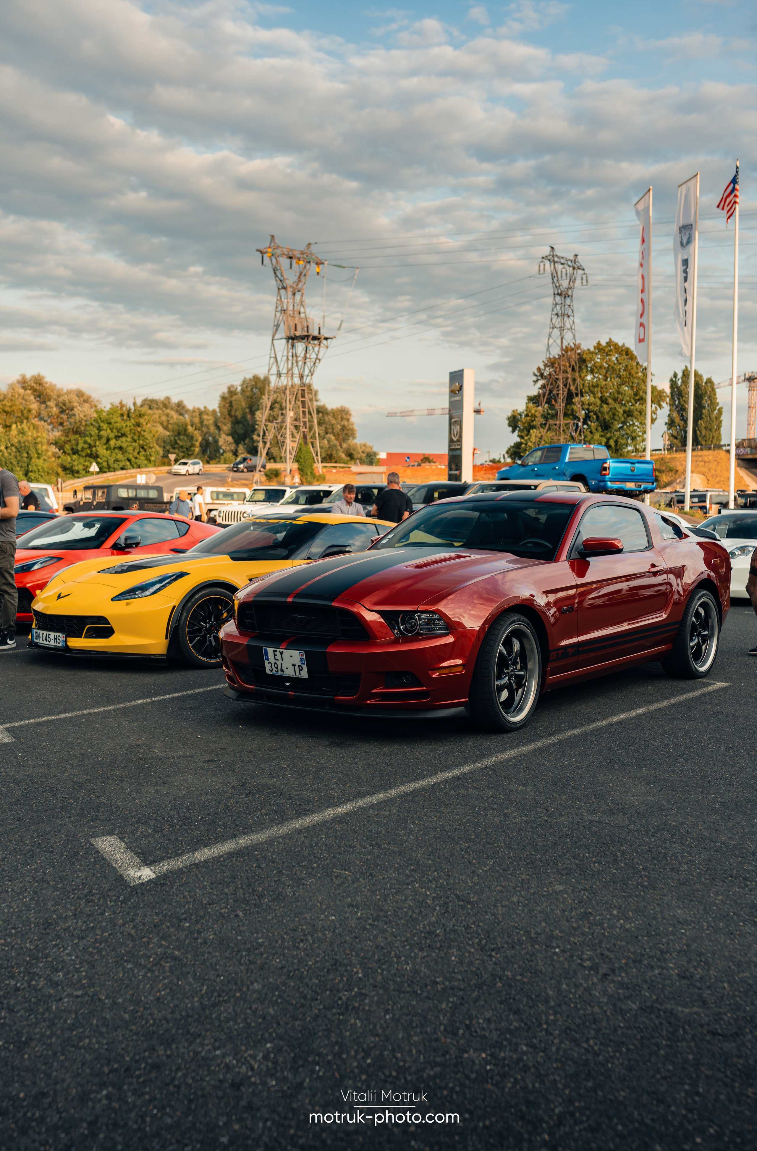 Rassemblement Passion Automobiles. Photographe de voitures à Paris — Vitalii Motruk