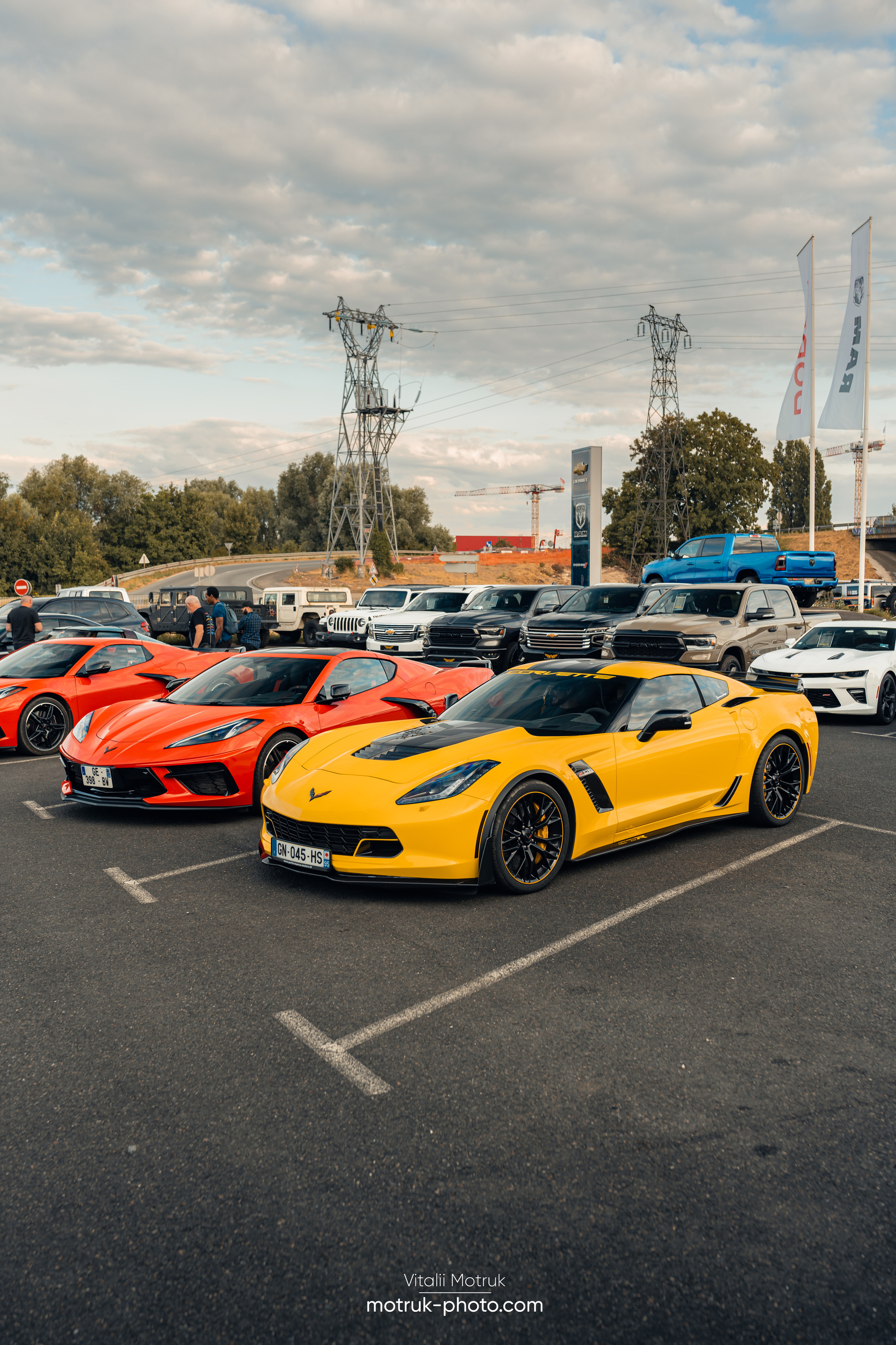 Rassemblement Passion Automobiles. Photographe de voitures à Paris — Vitalii Motruk