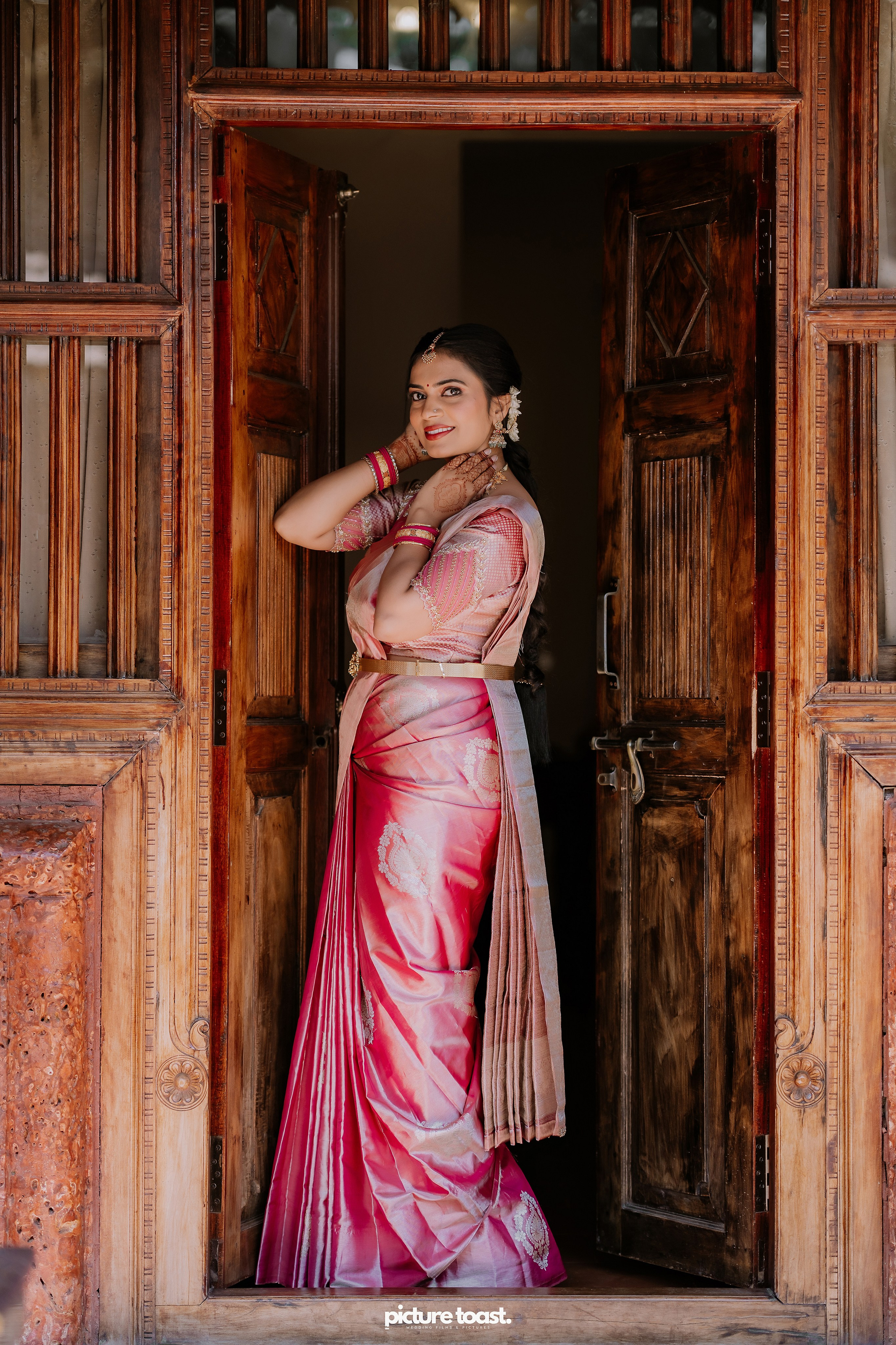 Wrapped in love and tradition. Fine art Wedding Photographers in India & Canada