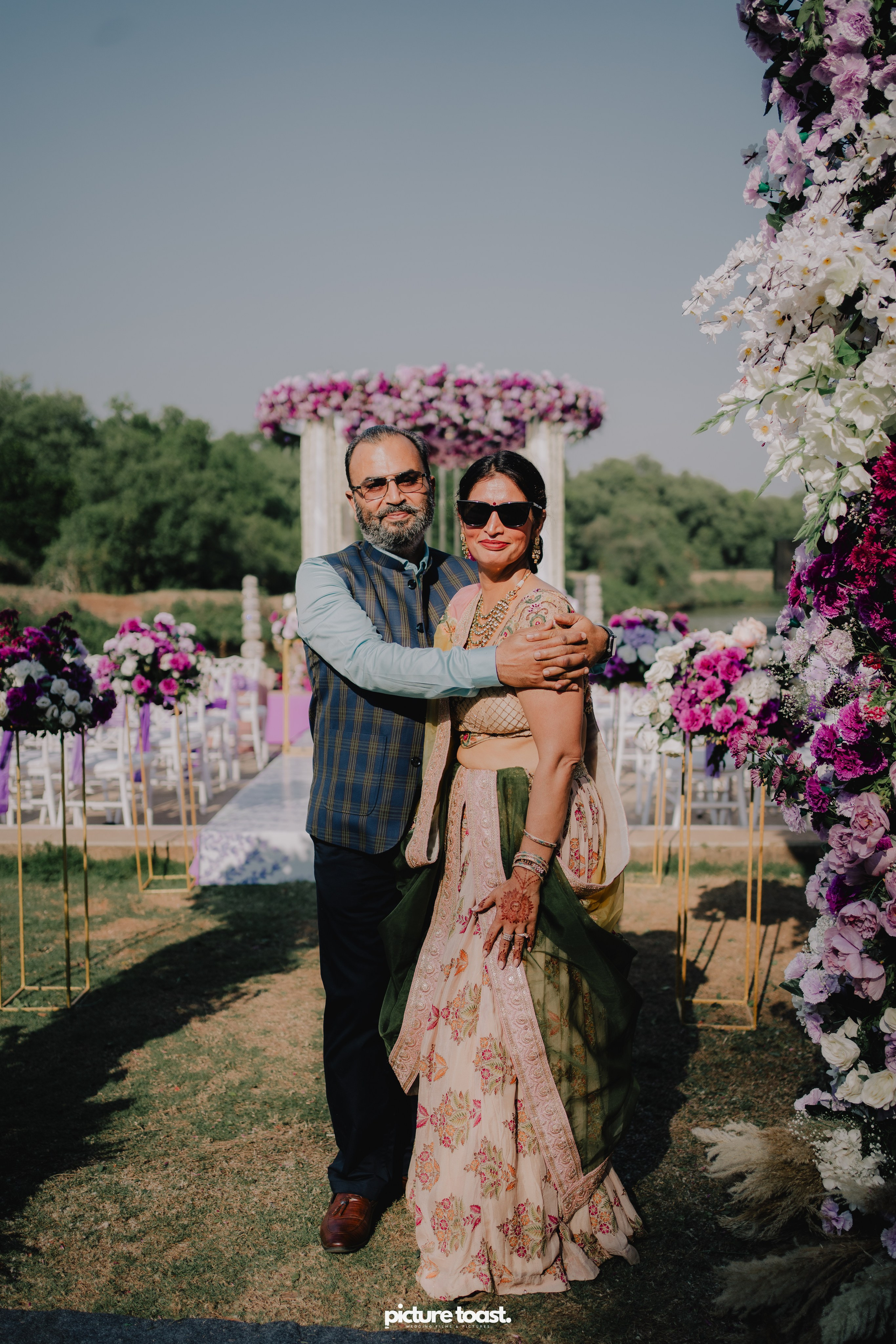 Varamala Ft. Barbie & Aneesh. Fine art Wedding Photographers in India & Canada