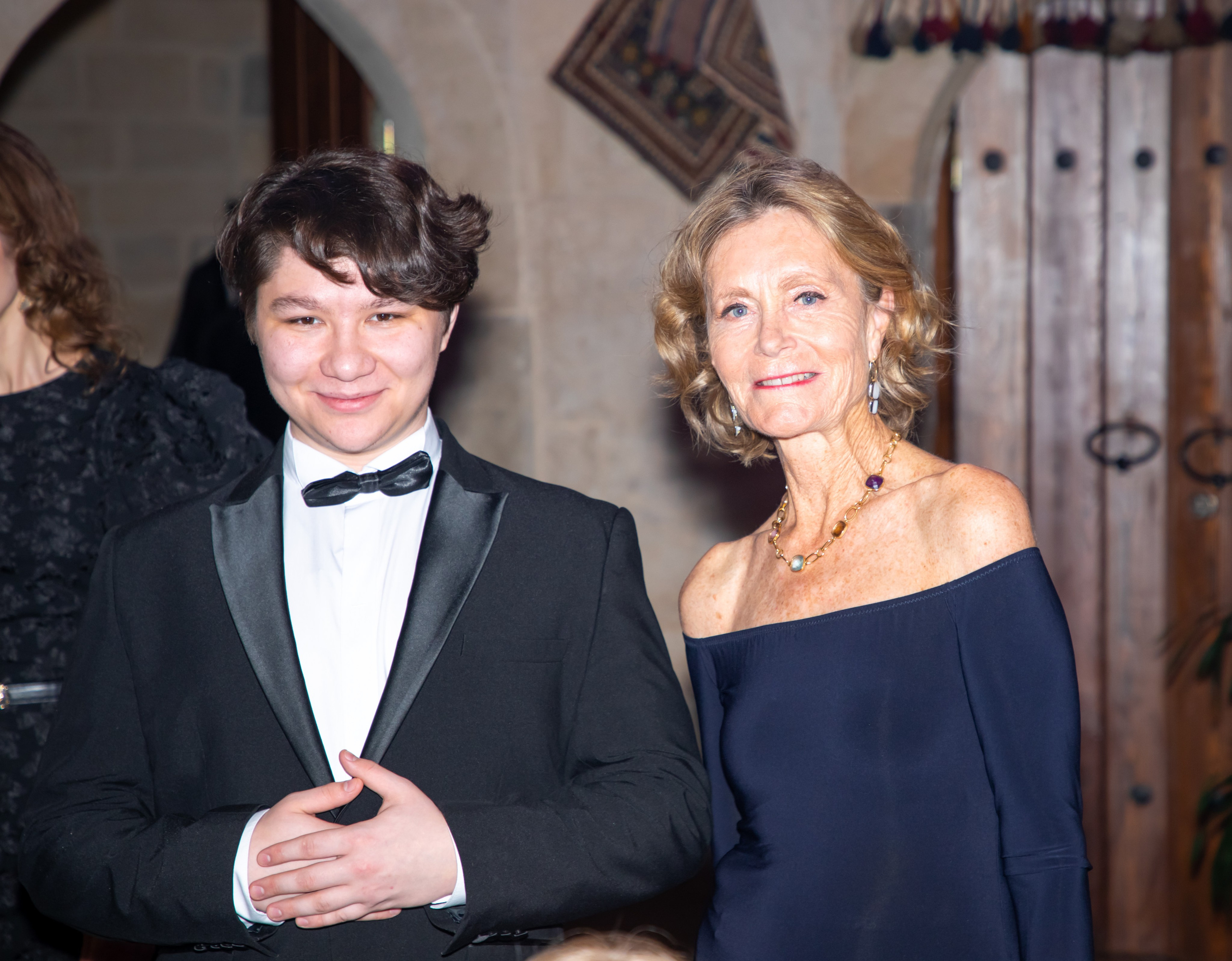 Gala-Dinner with the French Countess, the main etiquette expert Marie de Tilly. Baku Photographer