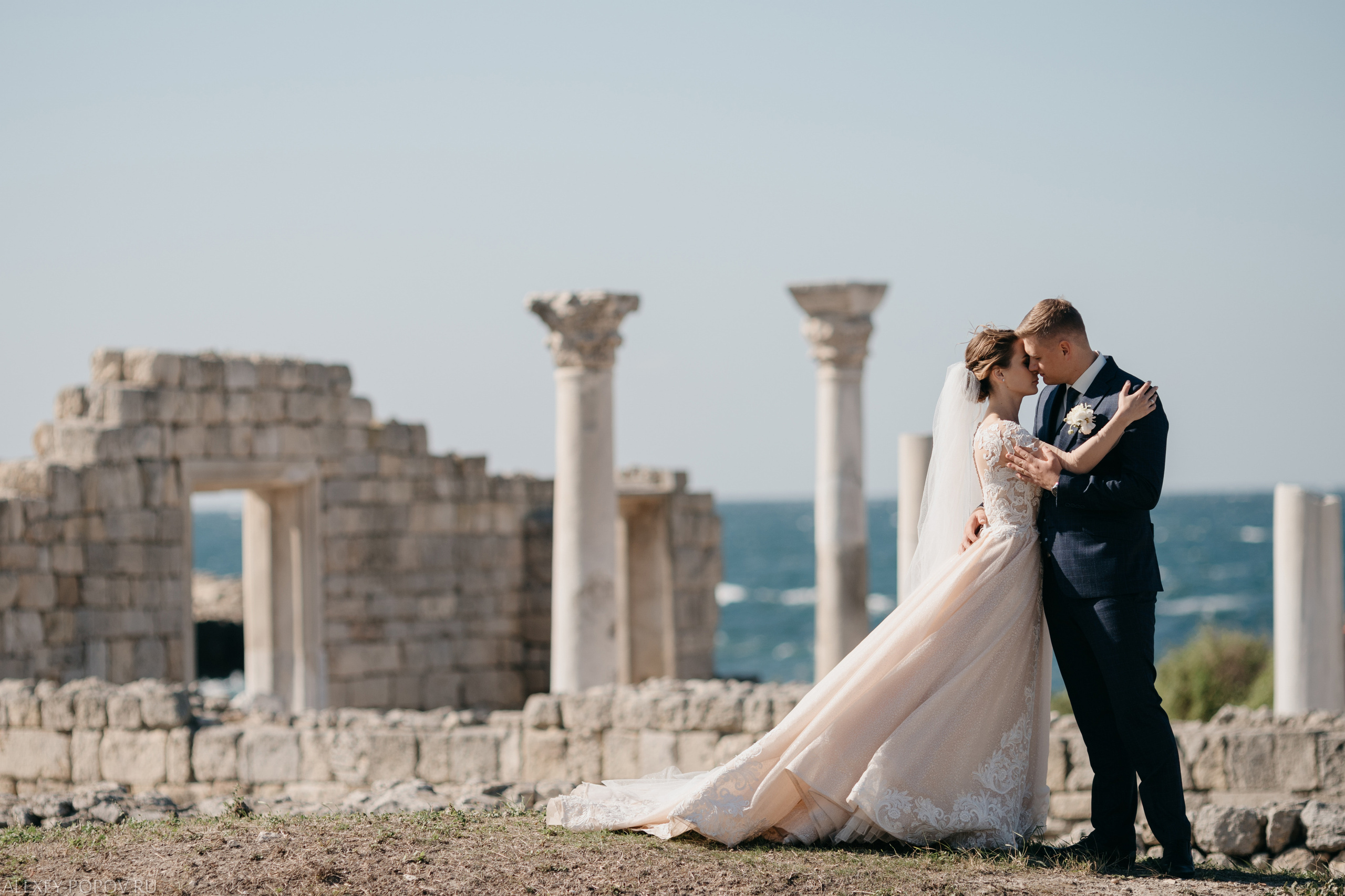 Свадебная фотосессия. Херсонес, Севастополь. Свадебный и семейный фотограф Алексей Попов. Штутгарт, Германия