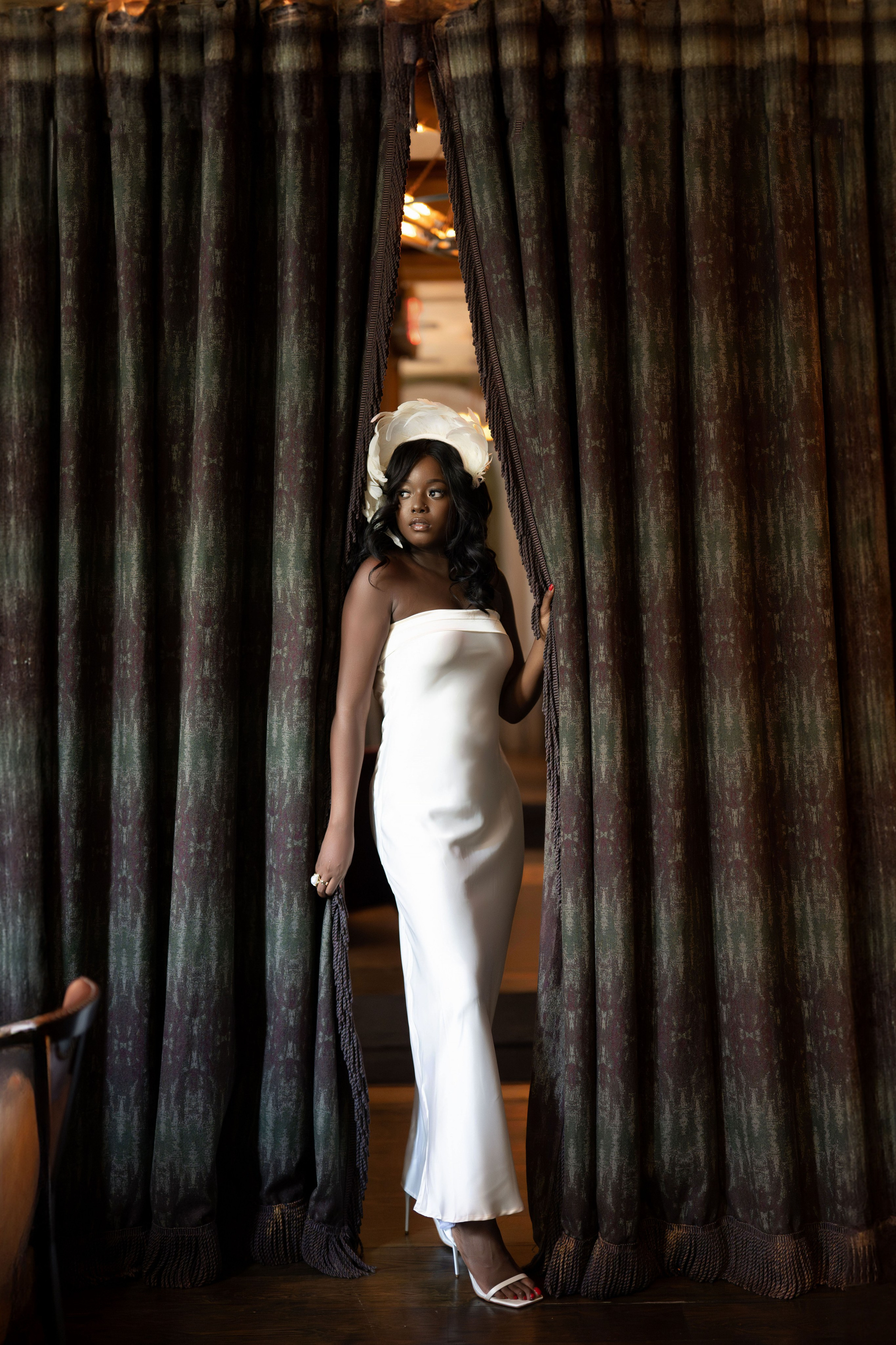 Kyana and David at The Beekman Hotel | NYC Engagement Photography