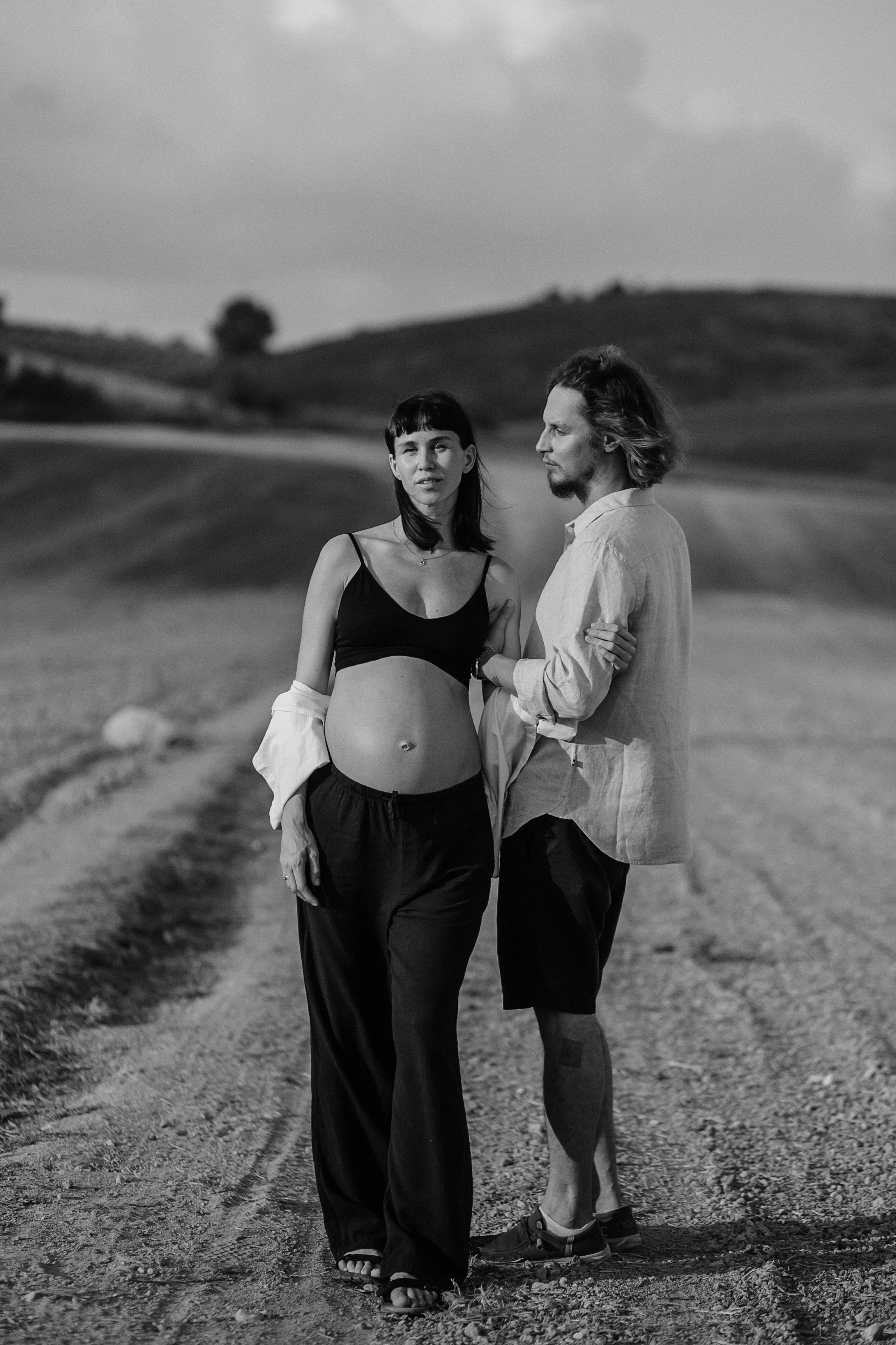 Kiryat Tivon field. Family photographer in Israel