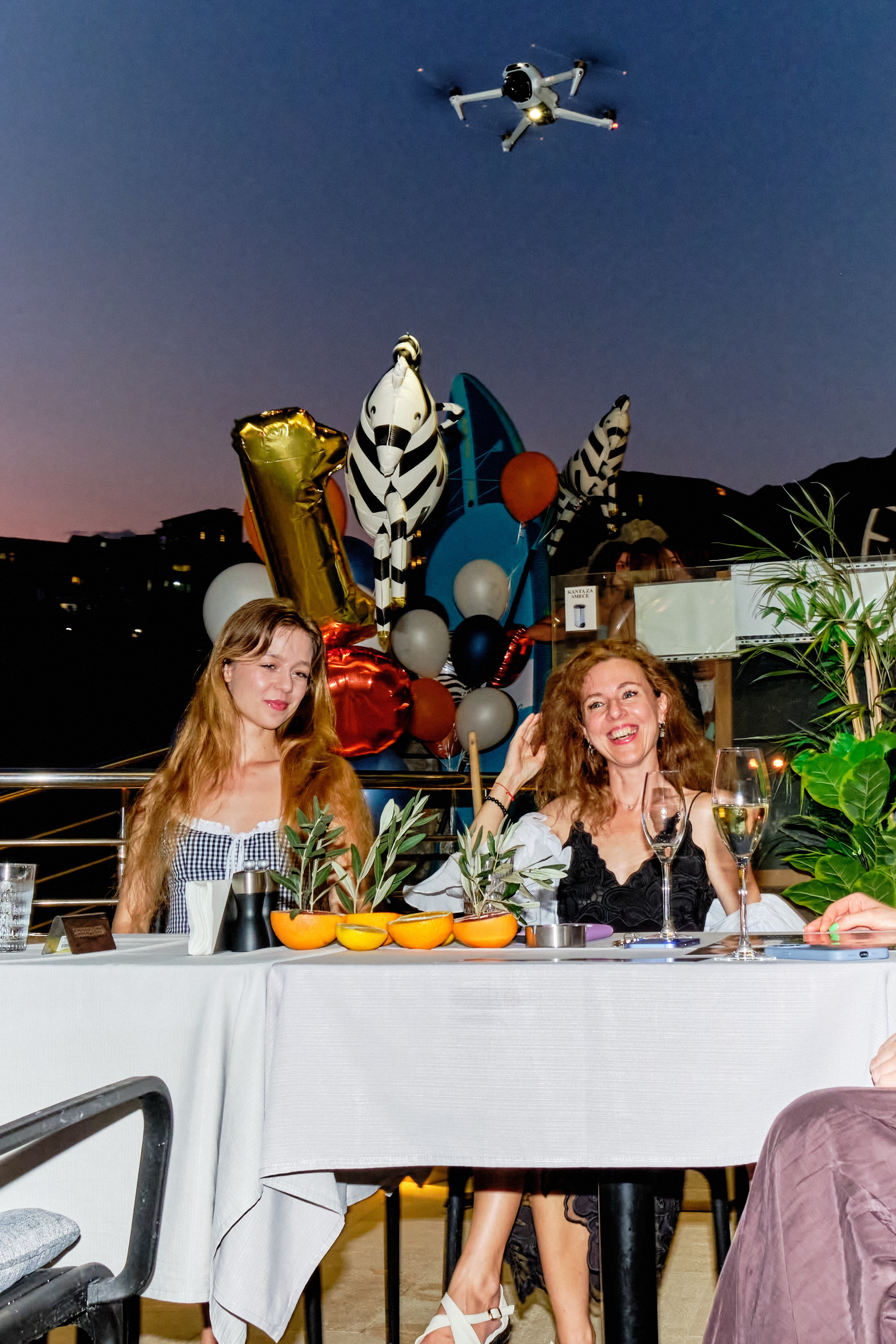 Photo report from the Zebra Restaurant’s birthday celebration. Becici, Montenegro. Photographer, photo artist Alena Novgorodtseva