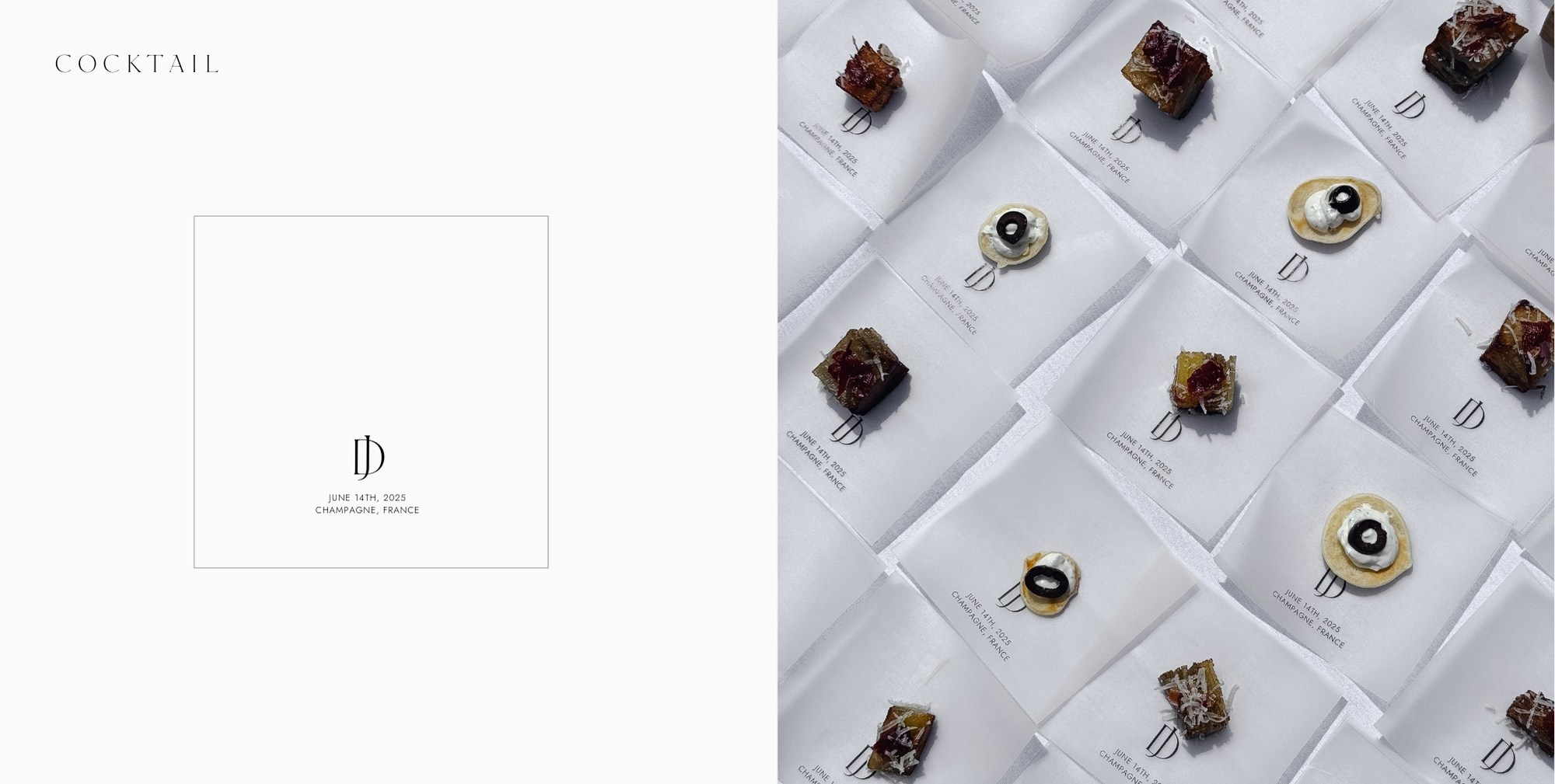 Jonas & Daria — Champagne. Nœrgie — (Event) design