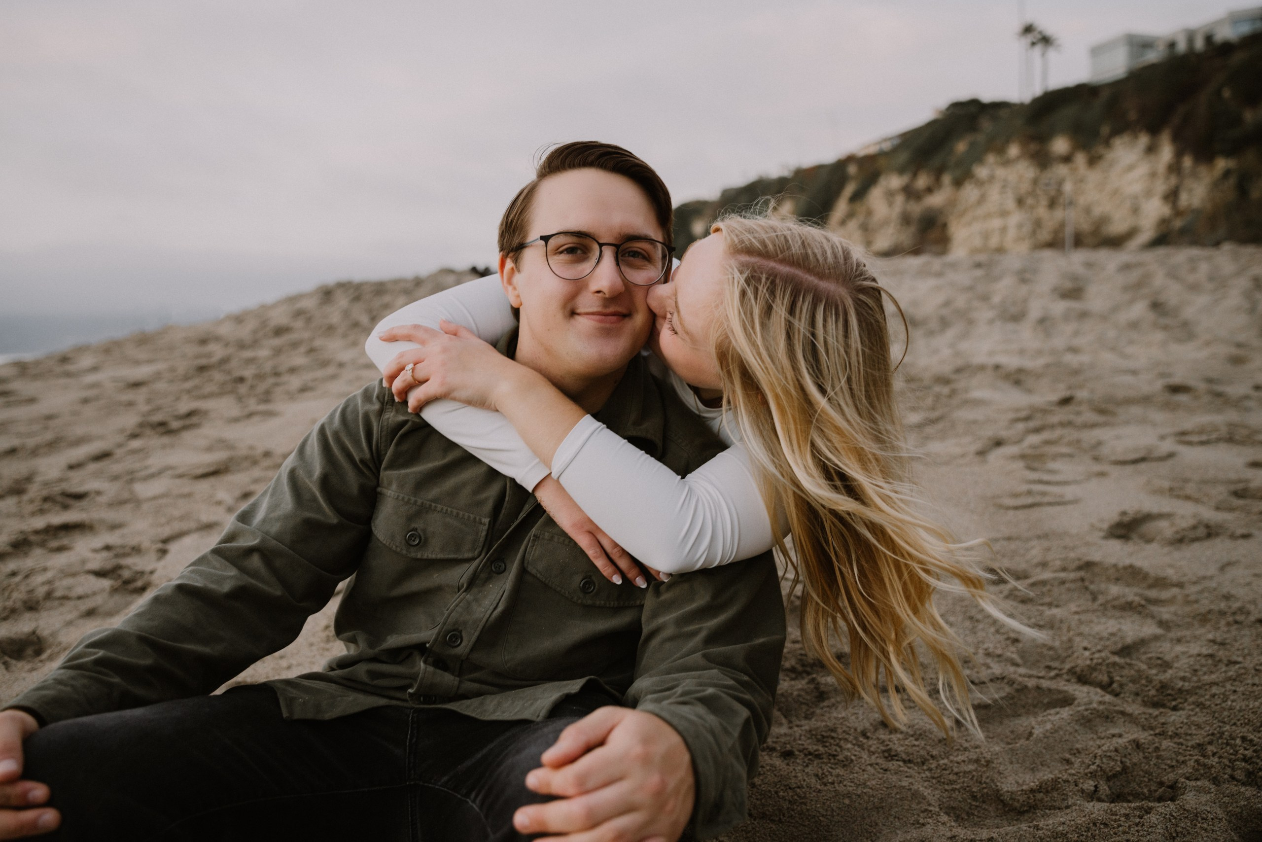 Proposal Session at Point Dume, Malibu | Taya Frank. Southern California Family and Couple Photographer
