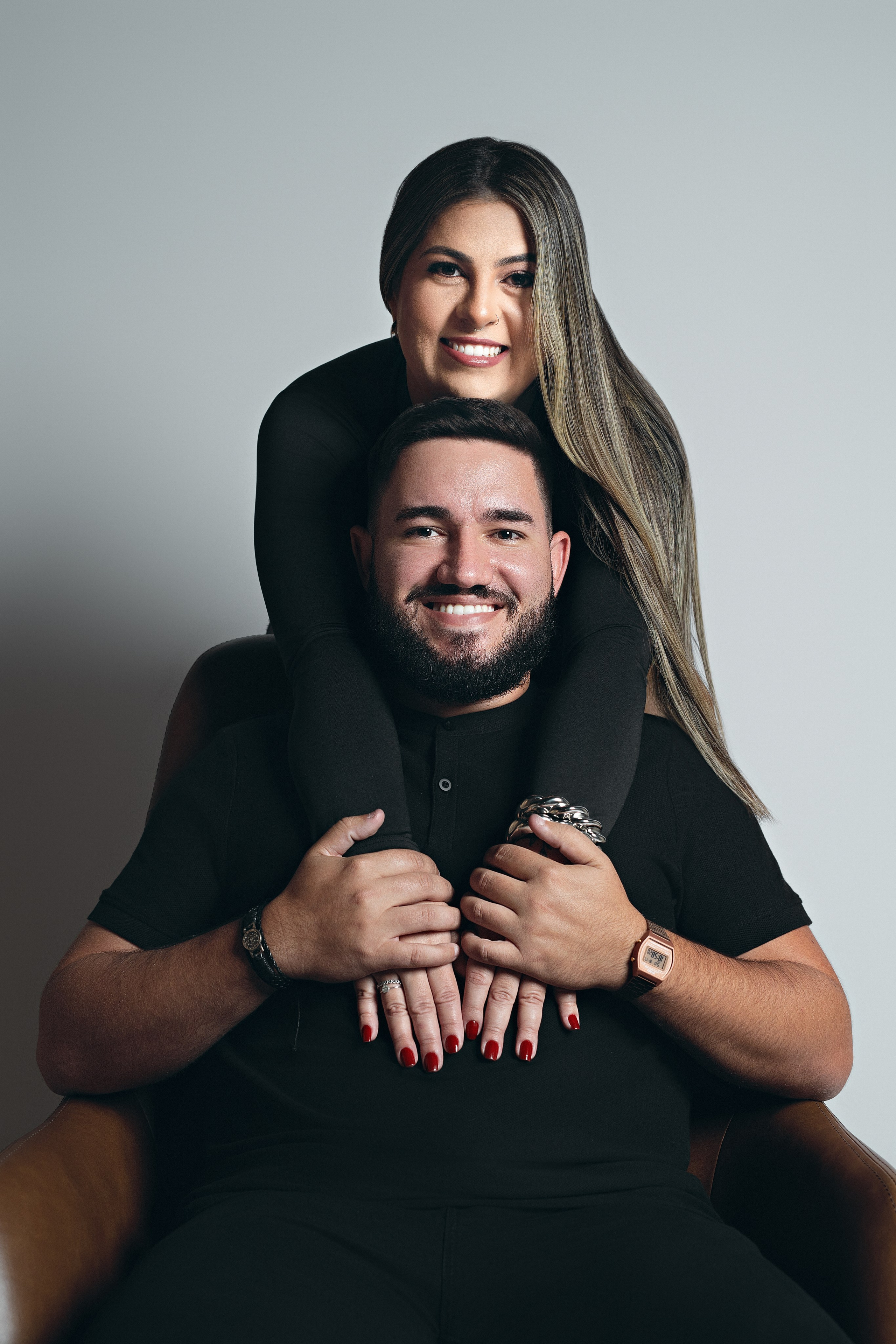 Pré Wedding Estúdio — Laisla e Bruno. Fotógrafo de casamento e Filmmaker de casamento