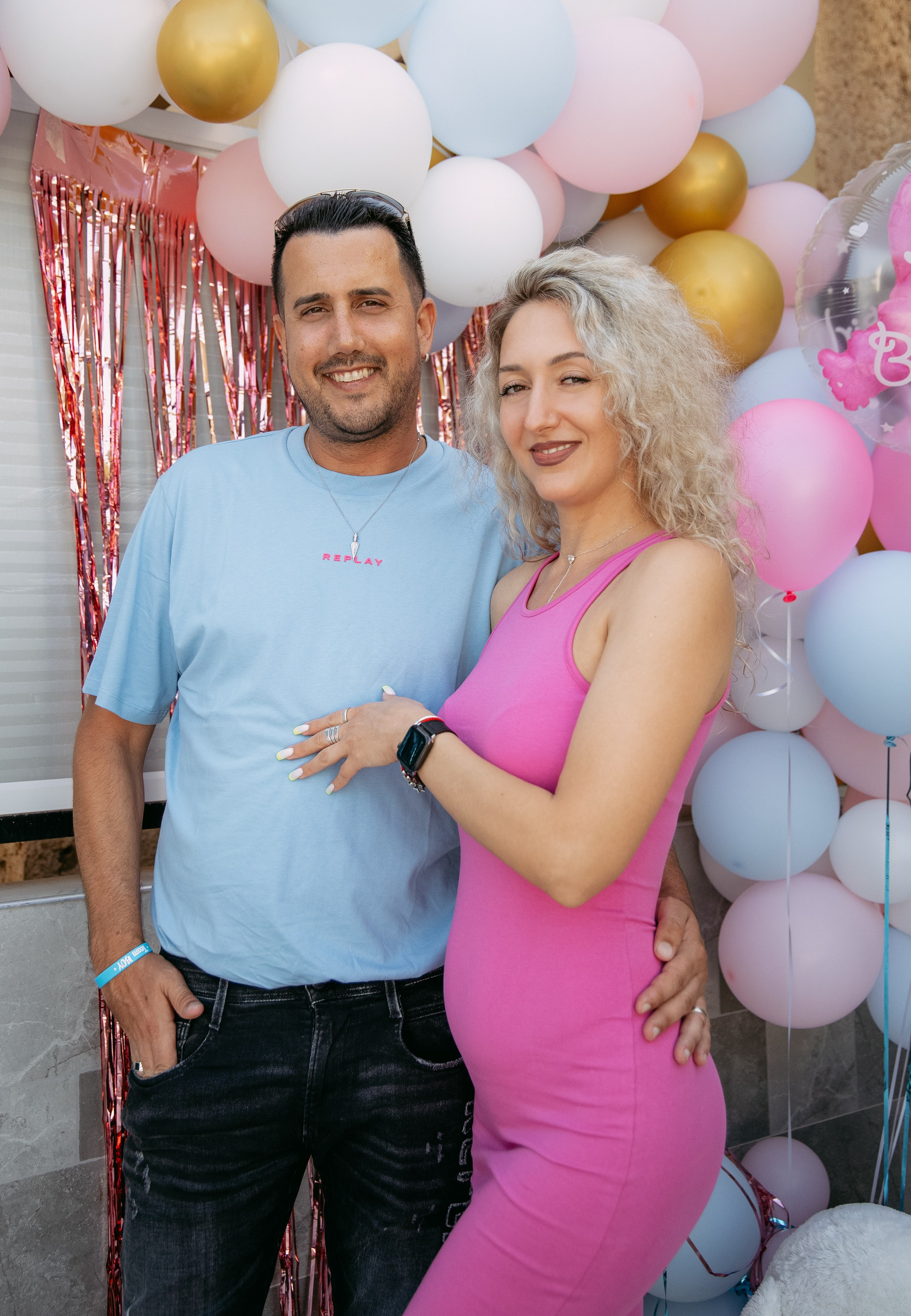 Gender Party for Alina and Michael. Home