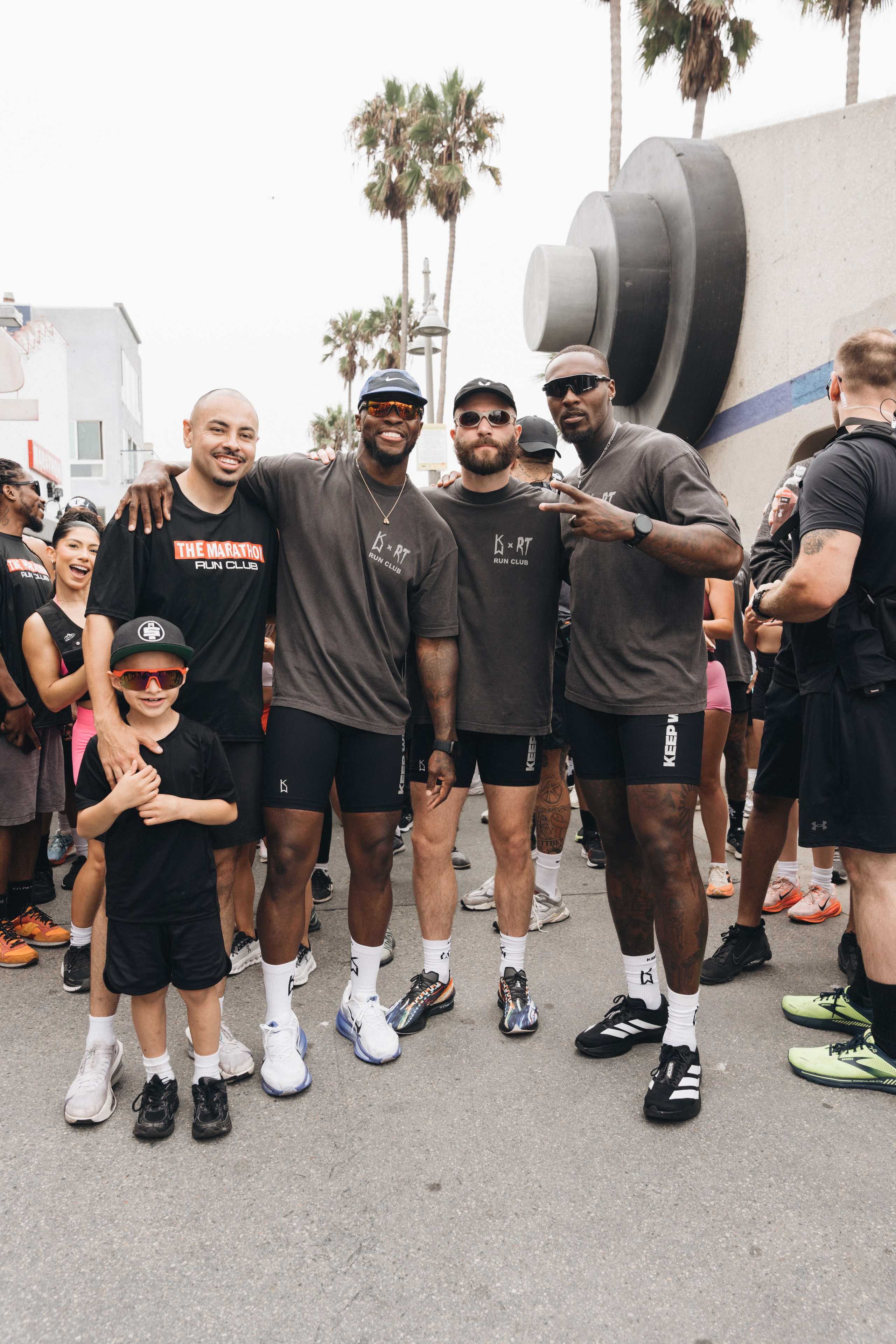 Keep Winning & Revenge Tour Run Club. Santa Monica based photographer Kristina Vasilenko