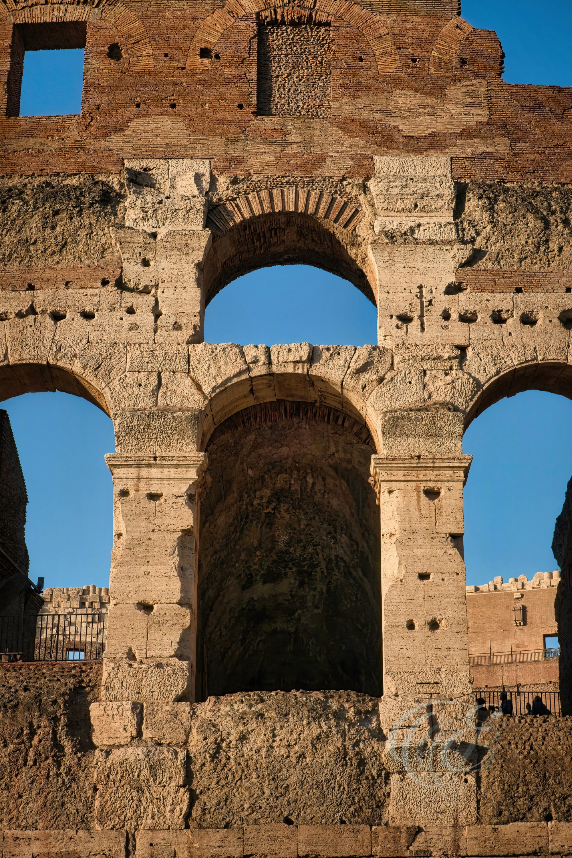 Rome Italy  - External view of the Colosseum - III - Eduardo Bartoli Fine Art Photography - External view of the Colosseum in Rome, Italy – fine art photography by Eduardo Bartoli.