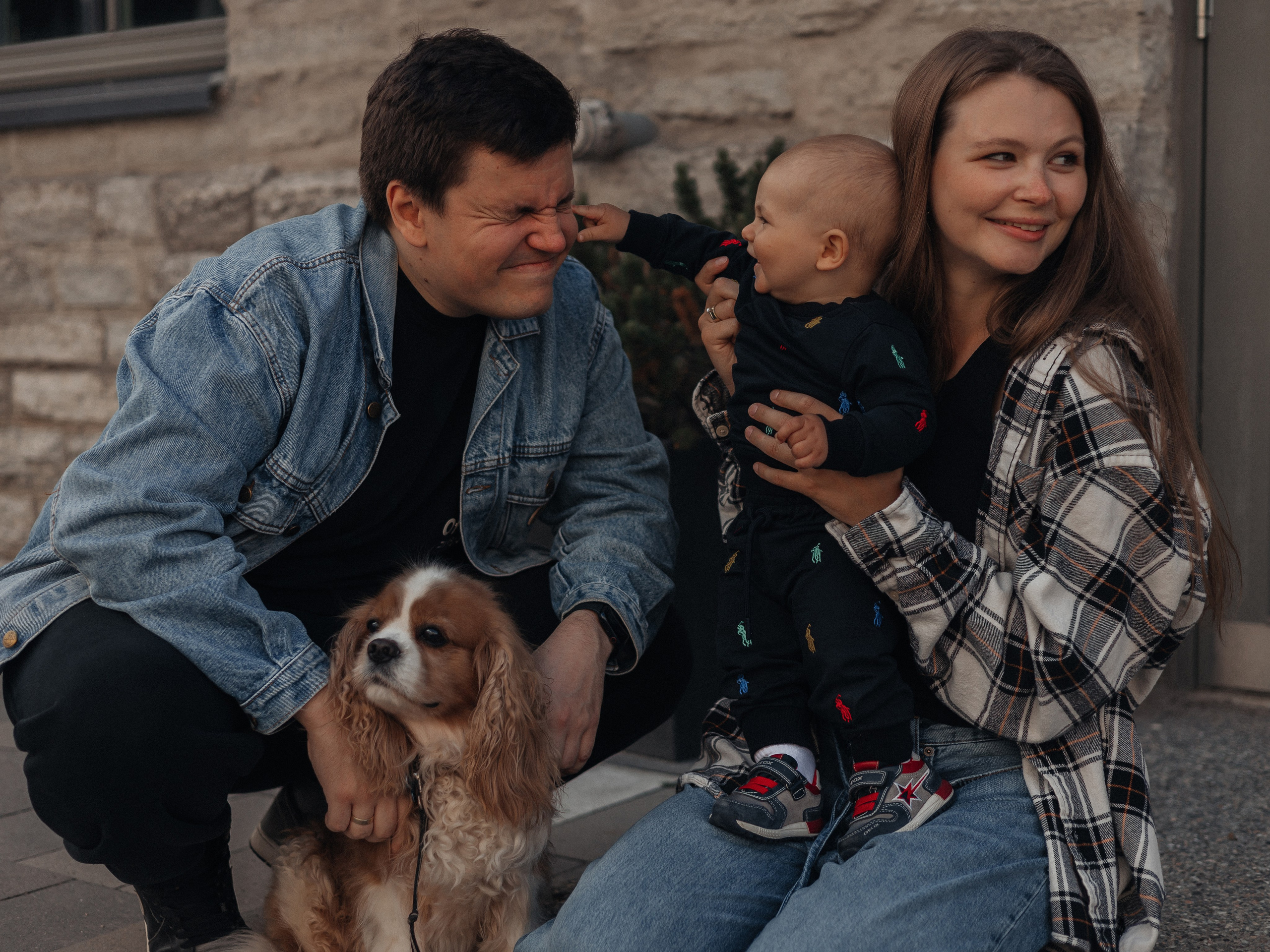 Настя, Филипп, Джованни и Риччи. Семейный фотограф в Таллинне Дарья Кивимейстер