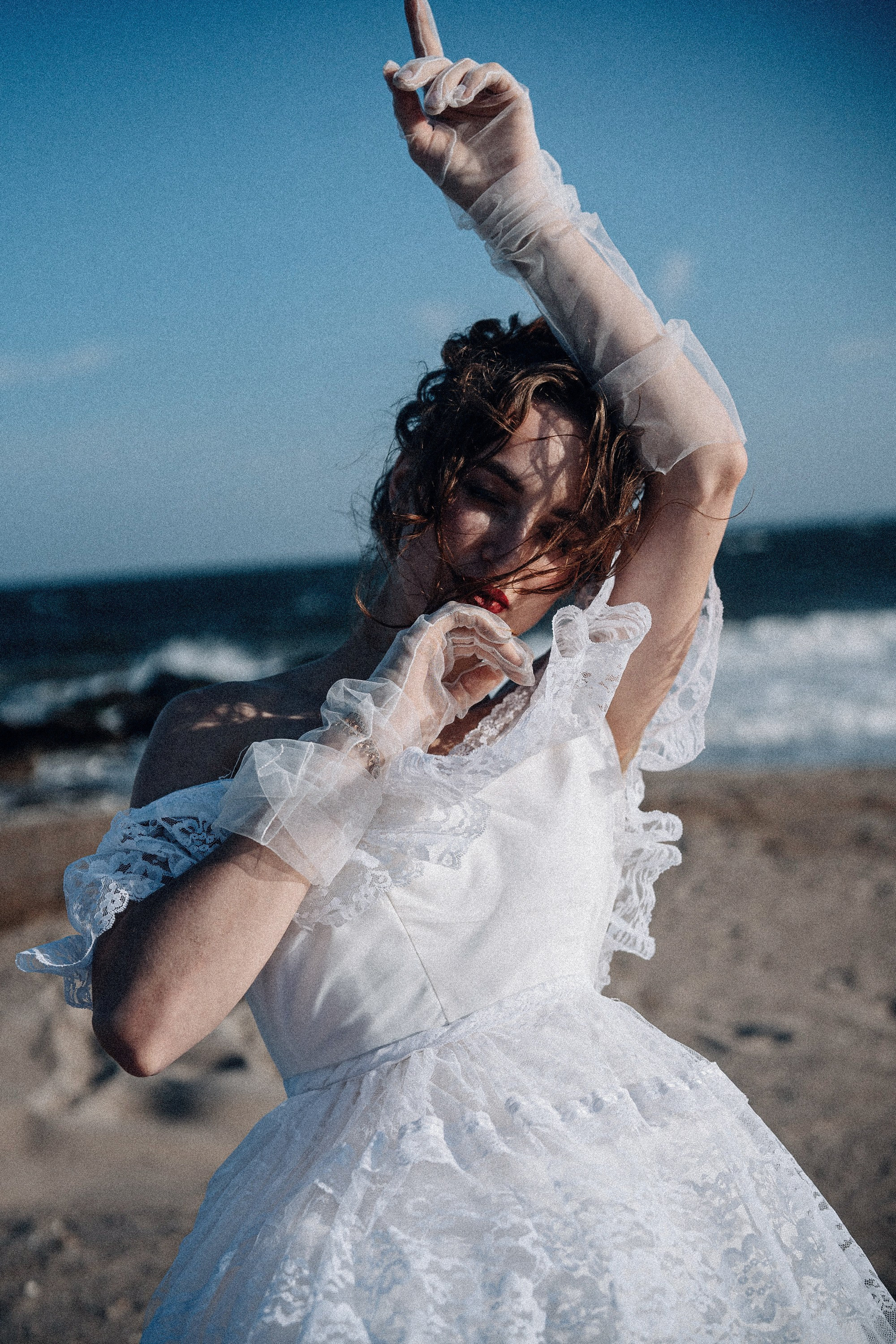 Photoshoot Runaway bride. Portrait and wedding photographer in New York