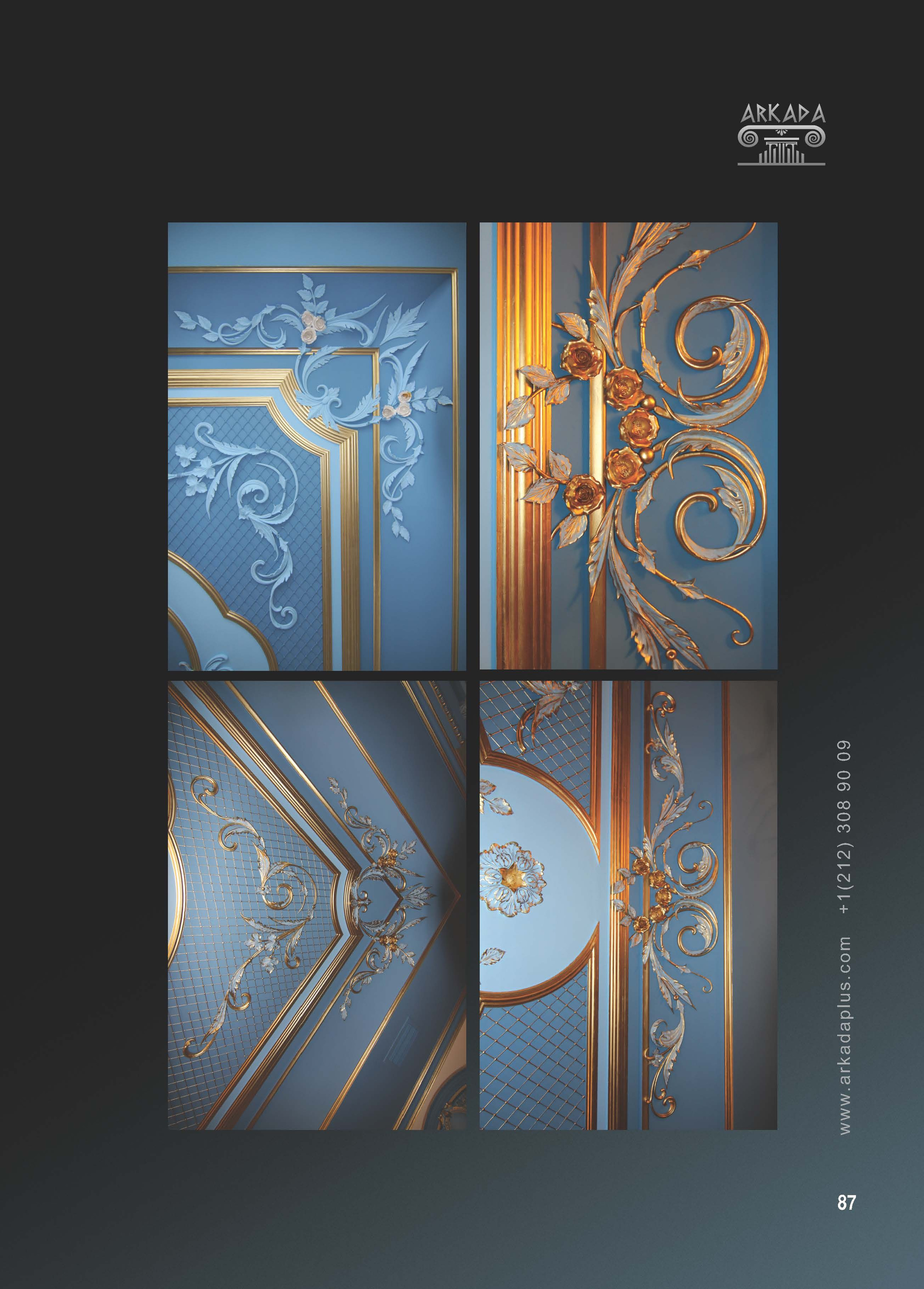 Catalog pages. Plaster molding