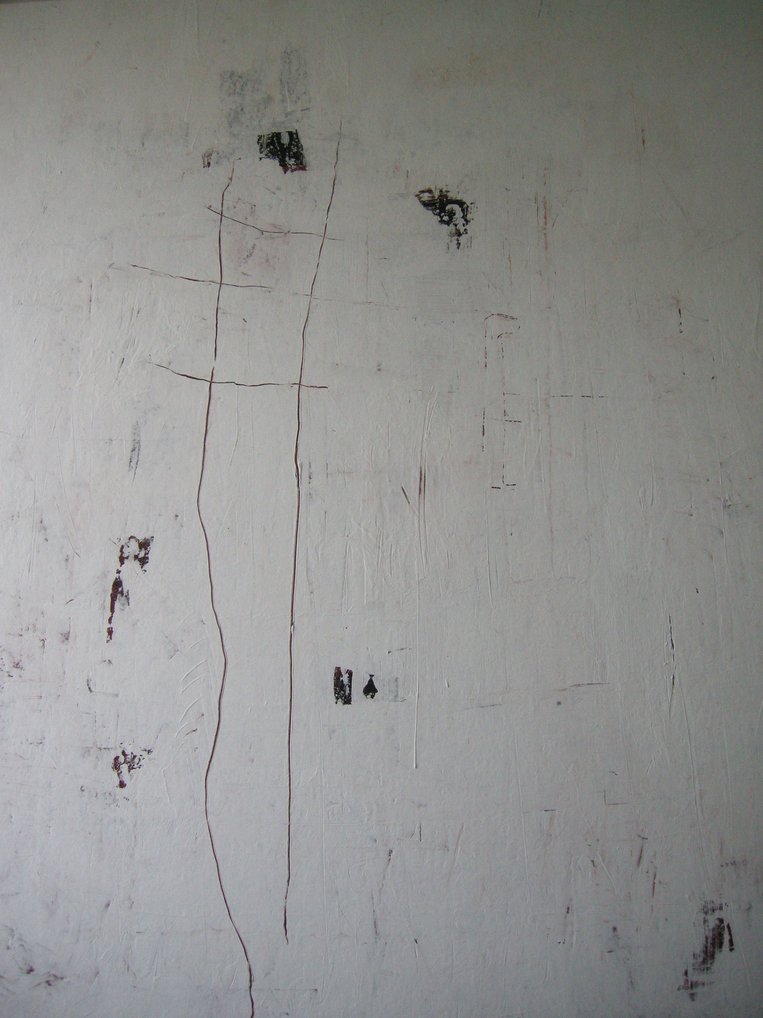 Himmelsleiter 2008 - zirka 100x120                                                            Papier auf Holzplatten aufgezogen