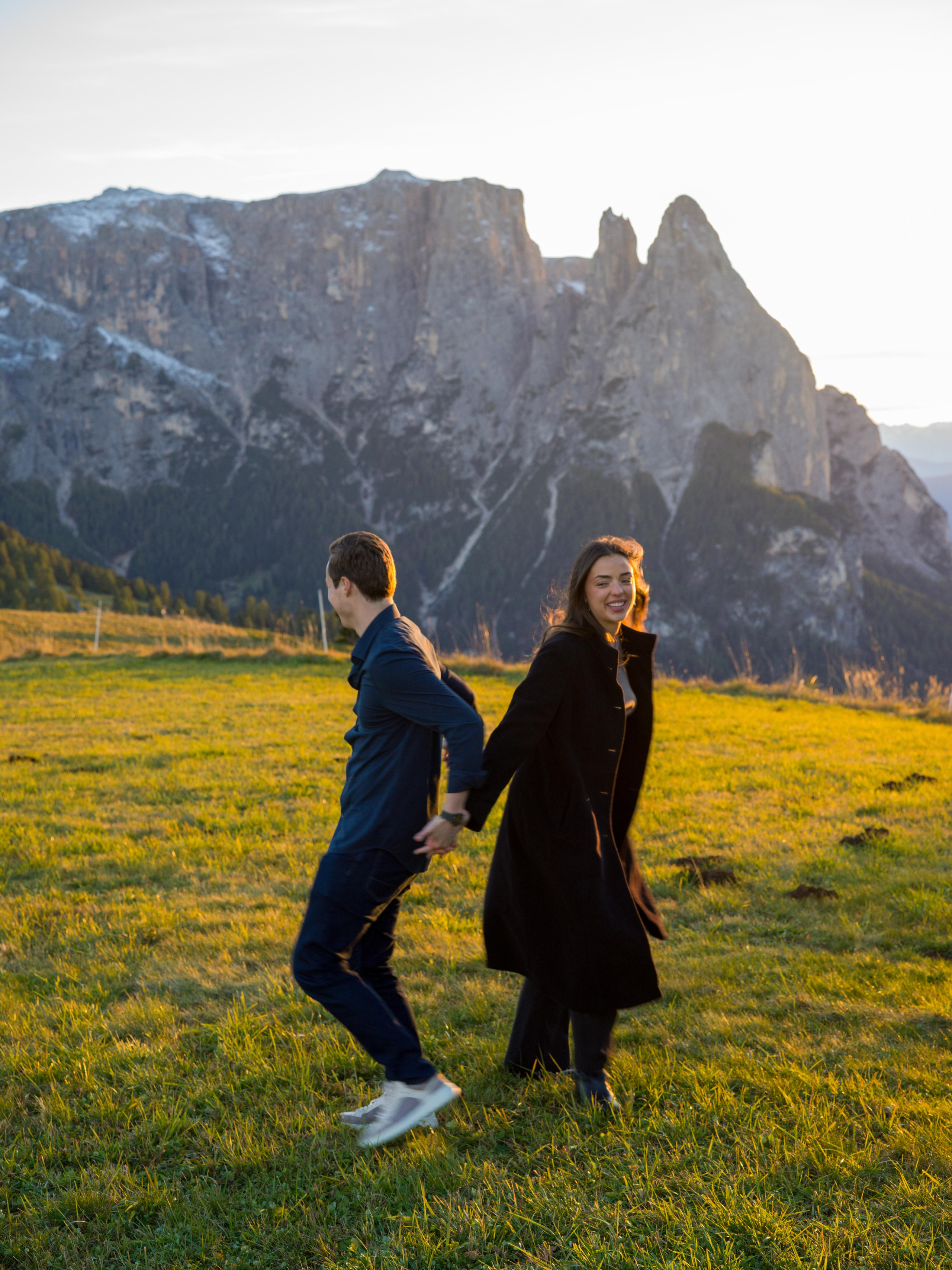 Proposal, Alpe di Siusi, the Dolomites (Compatsch)