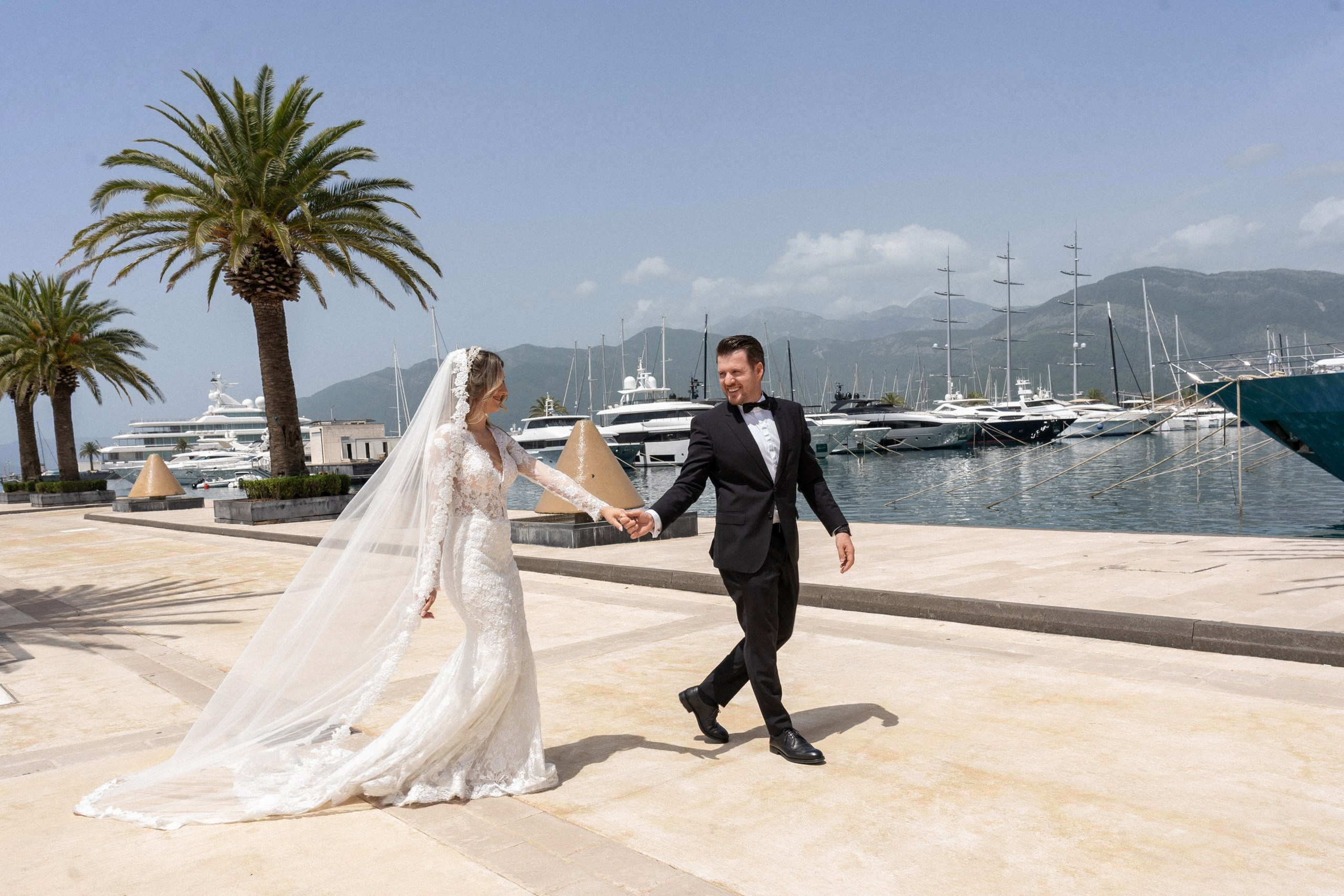 Portomontenegro Engagement Photoshoot. Montenegro Wedding Photographer & Videographer | Maria & Vasilii