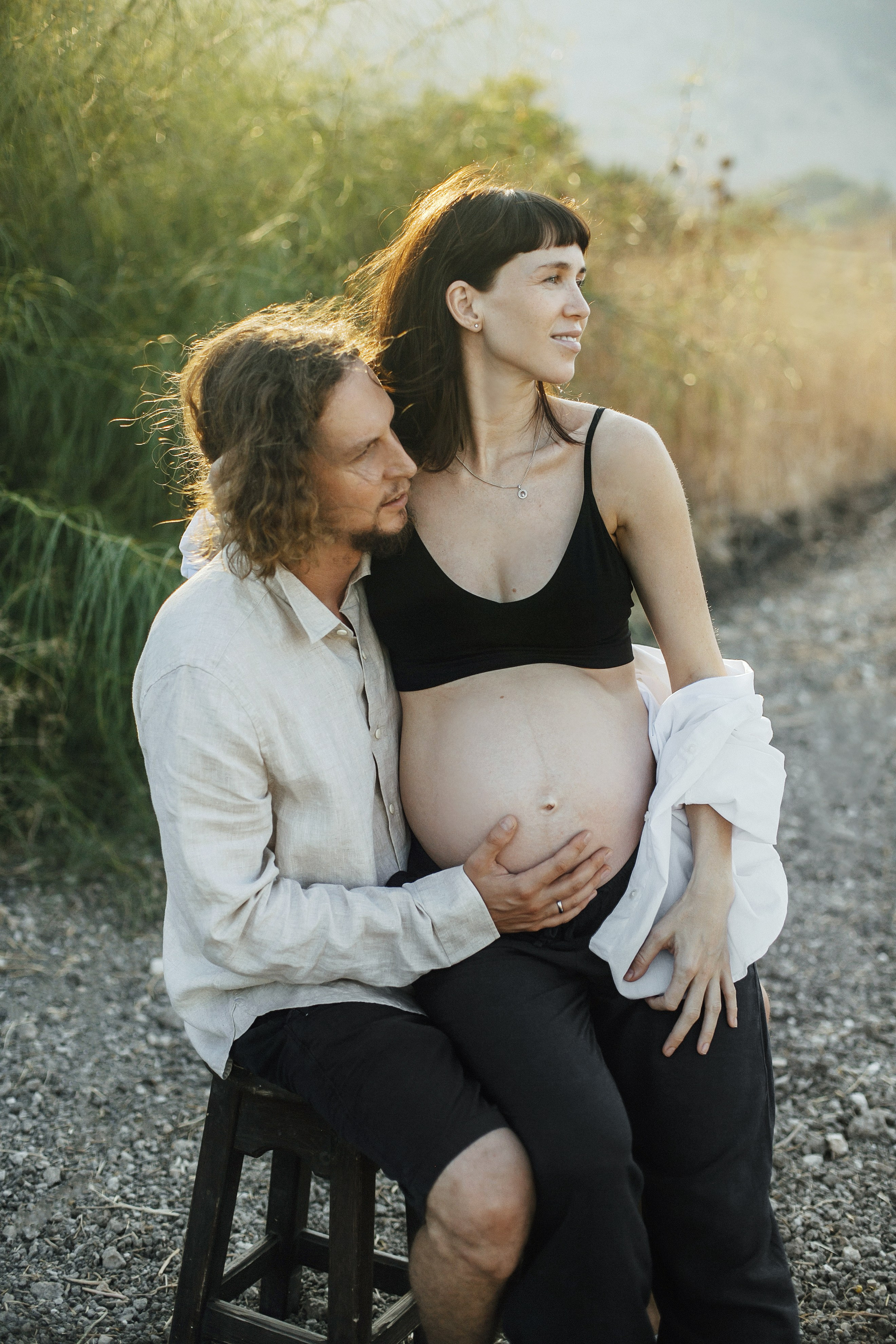 Kiryat Tivon field. Family photographer in Israel