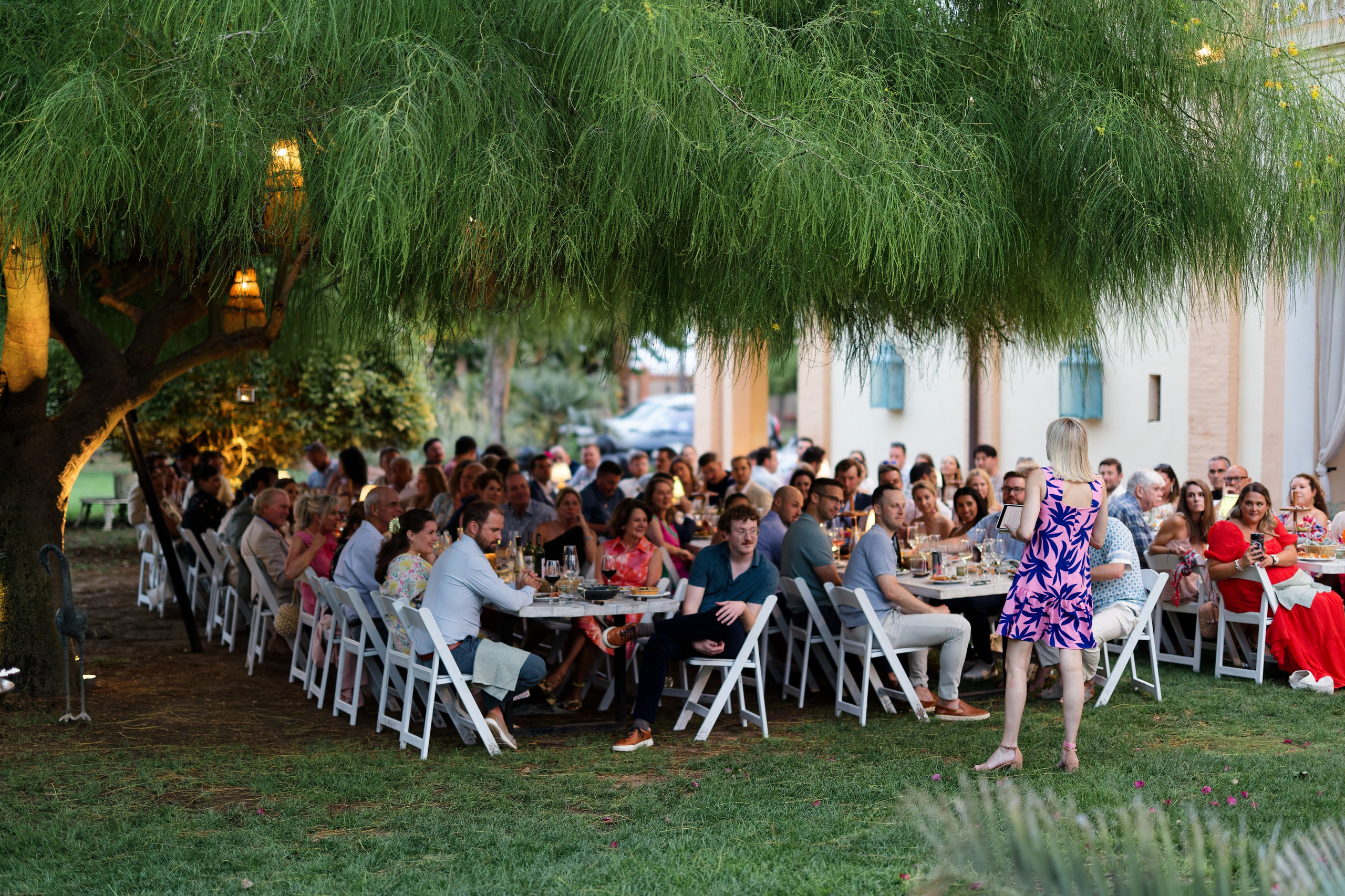 Welcome dinner of Gracie & Joe at Gran Villa Rosa