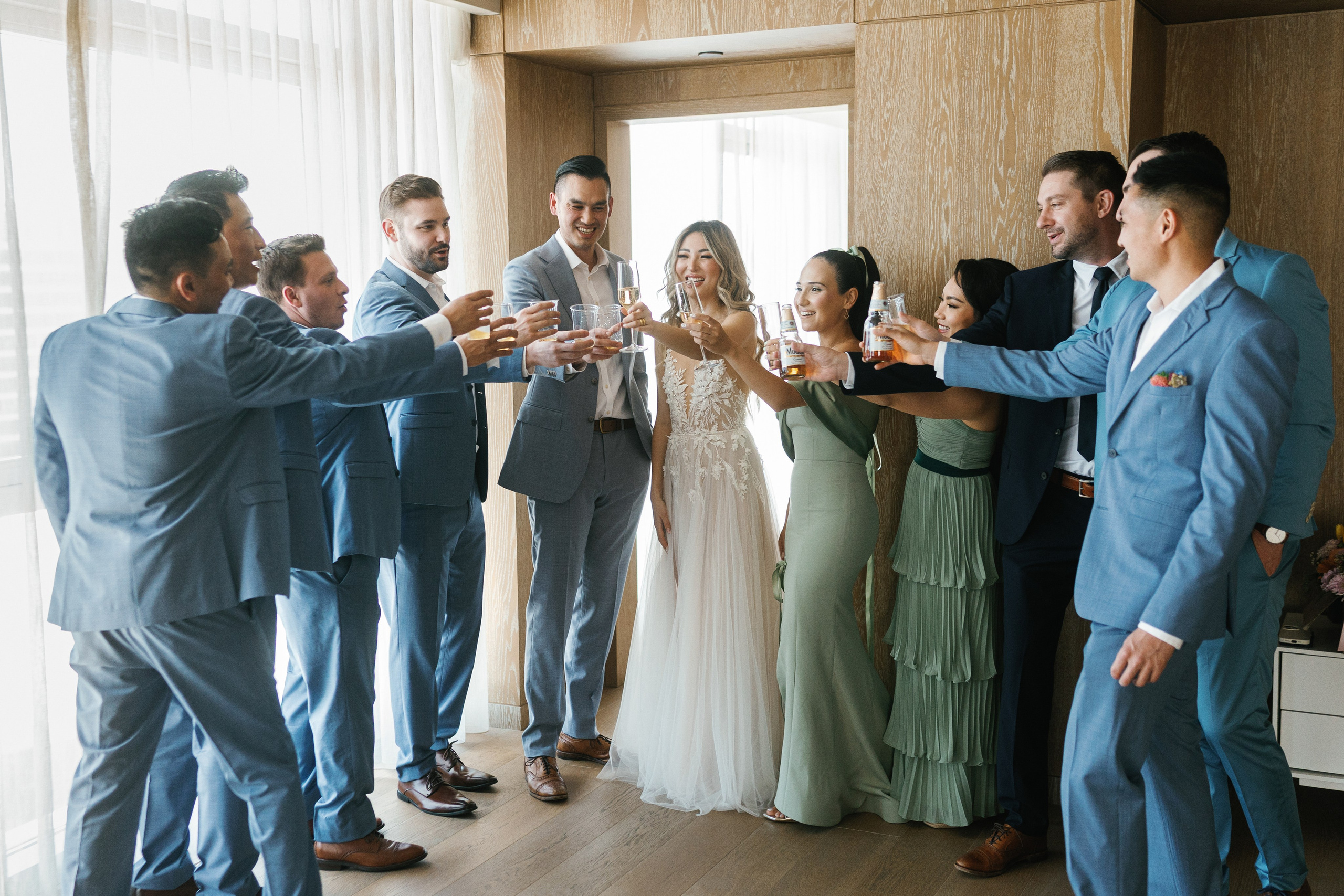 Wedding at Conrad Hotel Los Angeles. Wedding Photography & Videography Team in California, Los Angeles, San Francisco, San Diego and Travel