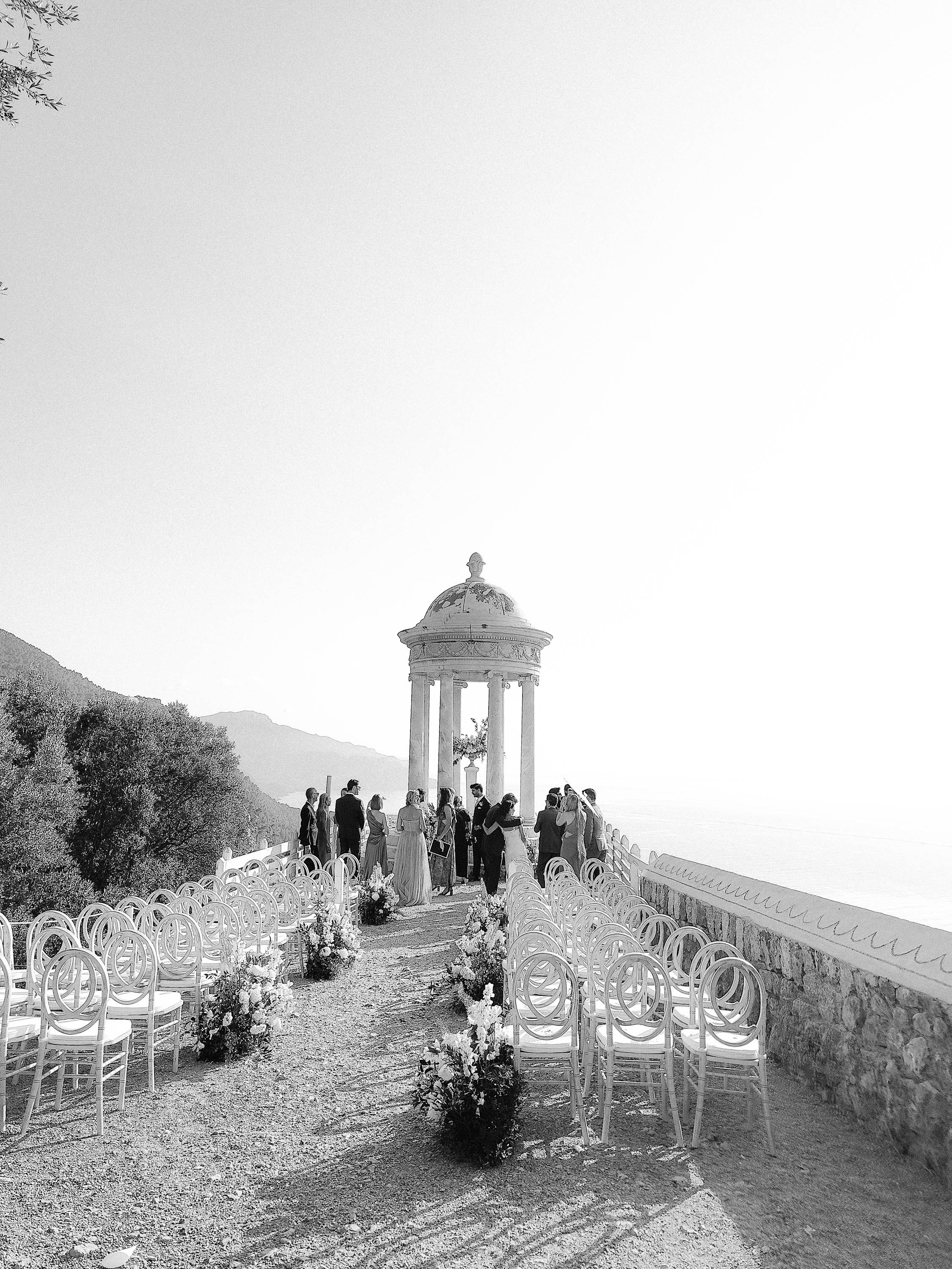 Bride and Groom at Son Marroig