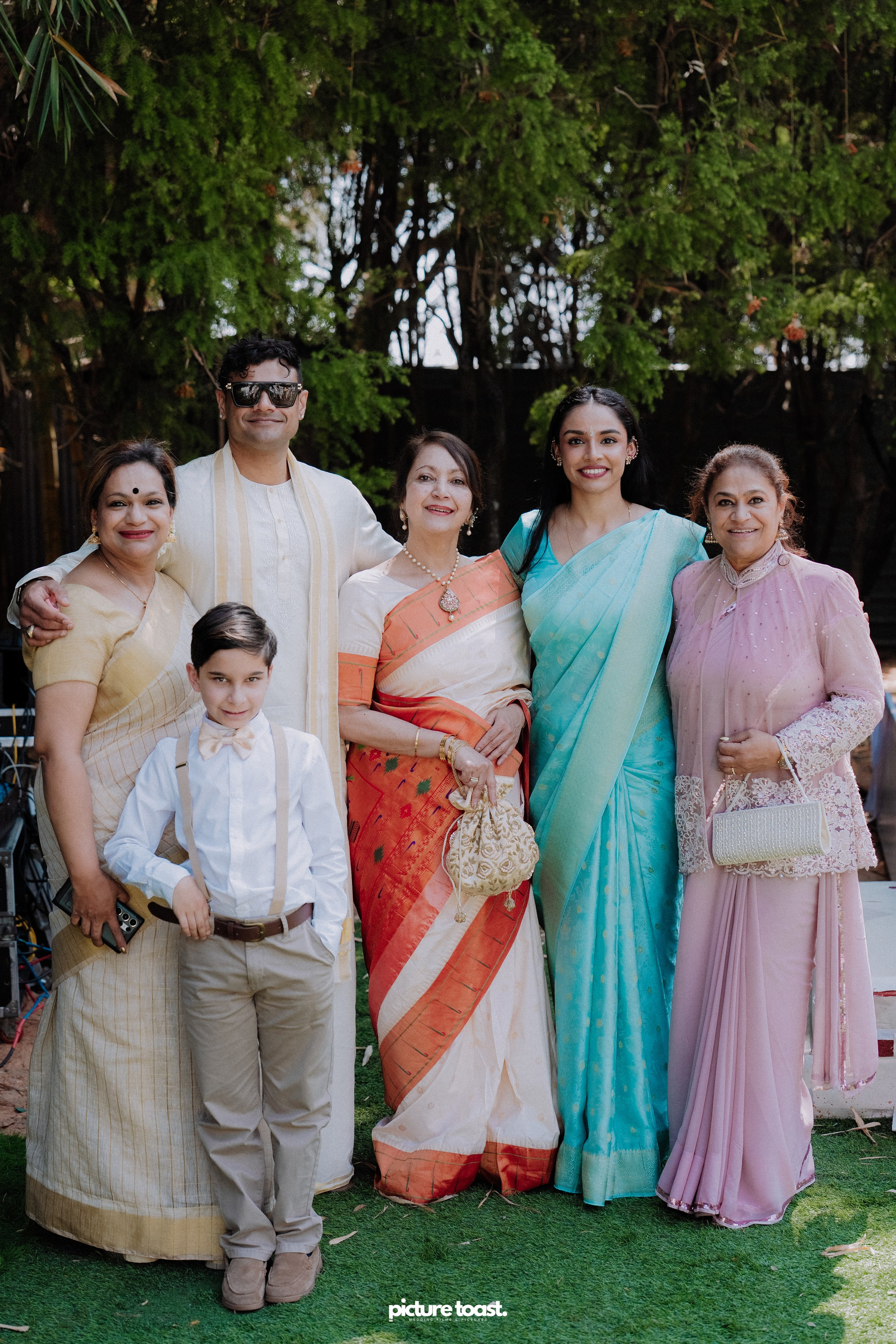 Blessing of Rajiv & Aashna. Fine art Wedding Photographers in India & Canada