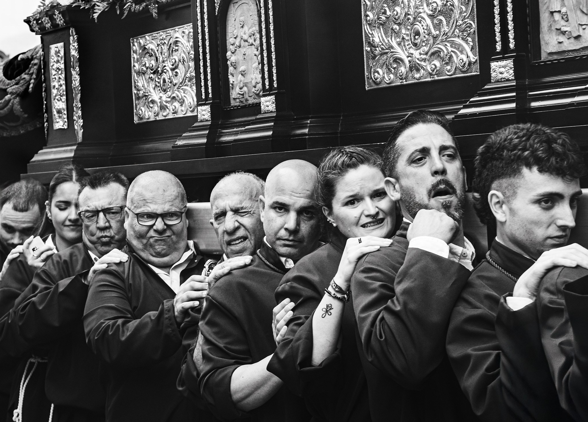 Semana Santa. Zeev Kurlianchick is award-nominated photojournalist specializing in high-contrast documentary photography