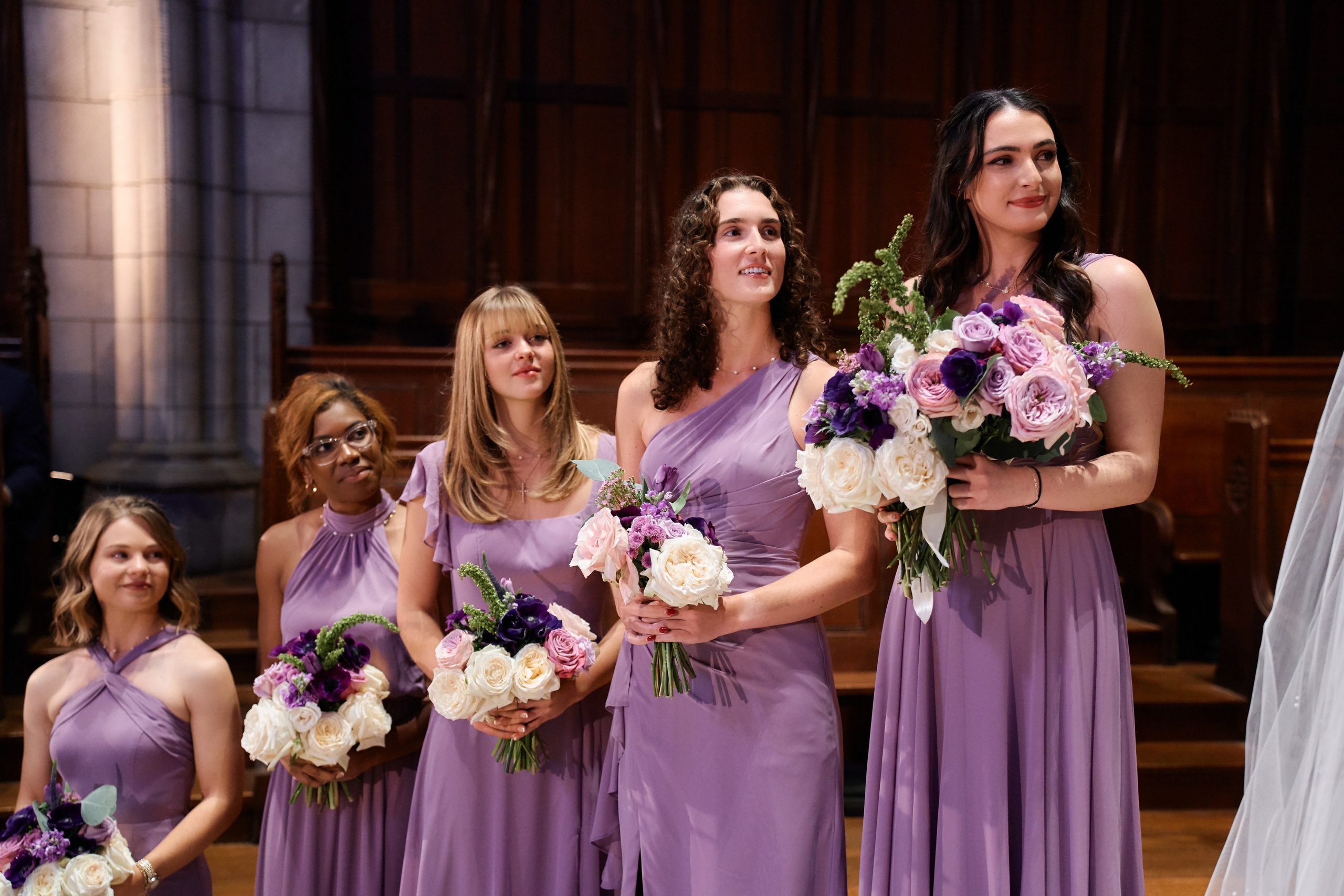 Elegant Wedding Ceremony at a Historic New York Cathedral | Timankov Photography. Professional Wedding and event photographer USA New York