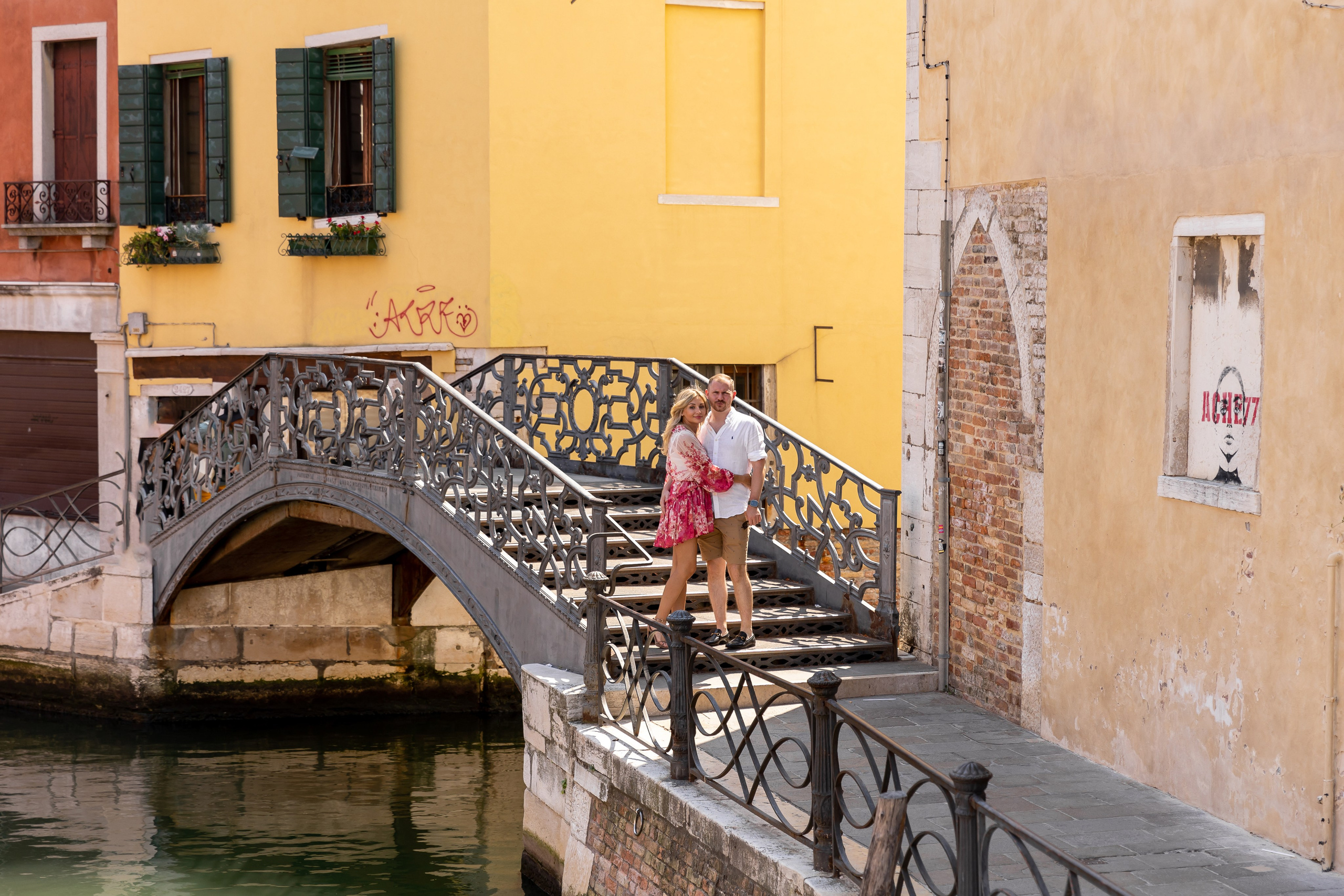 Hot summer day in Venice with Sergey and Maria