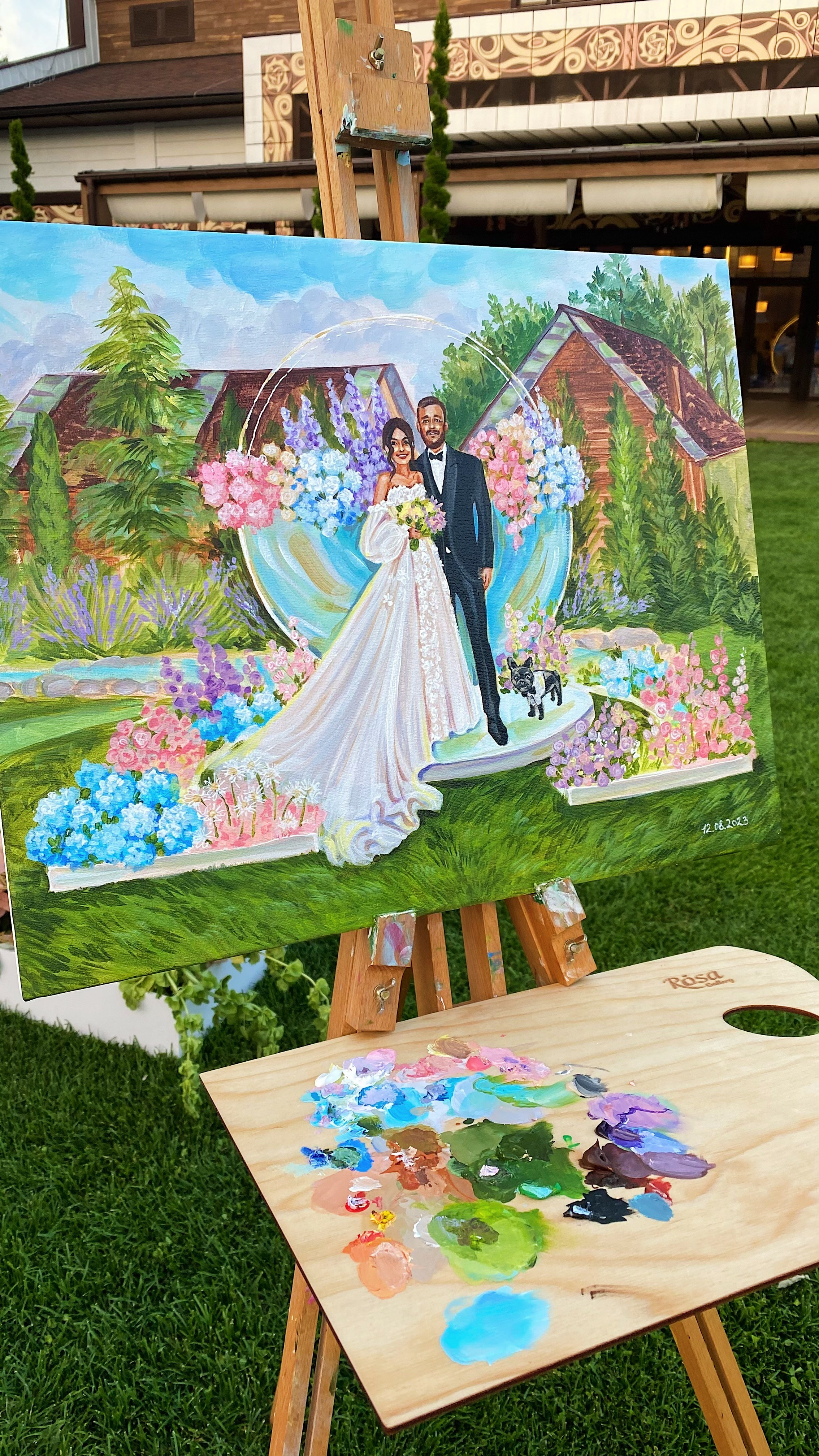 Ceremonial Painting. InnaIllustrator