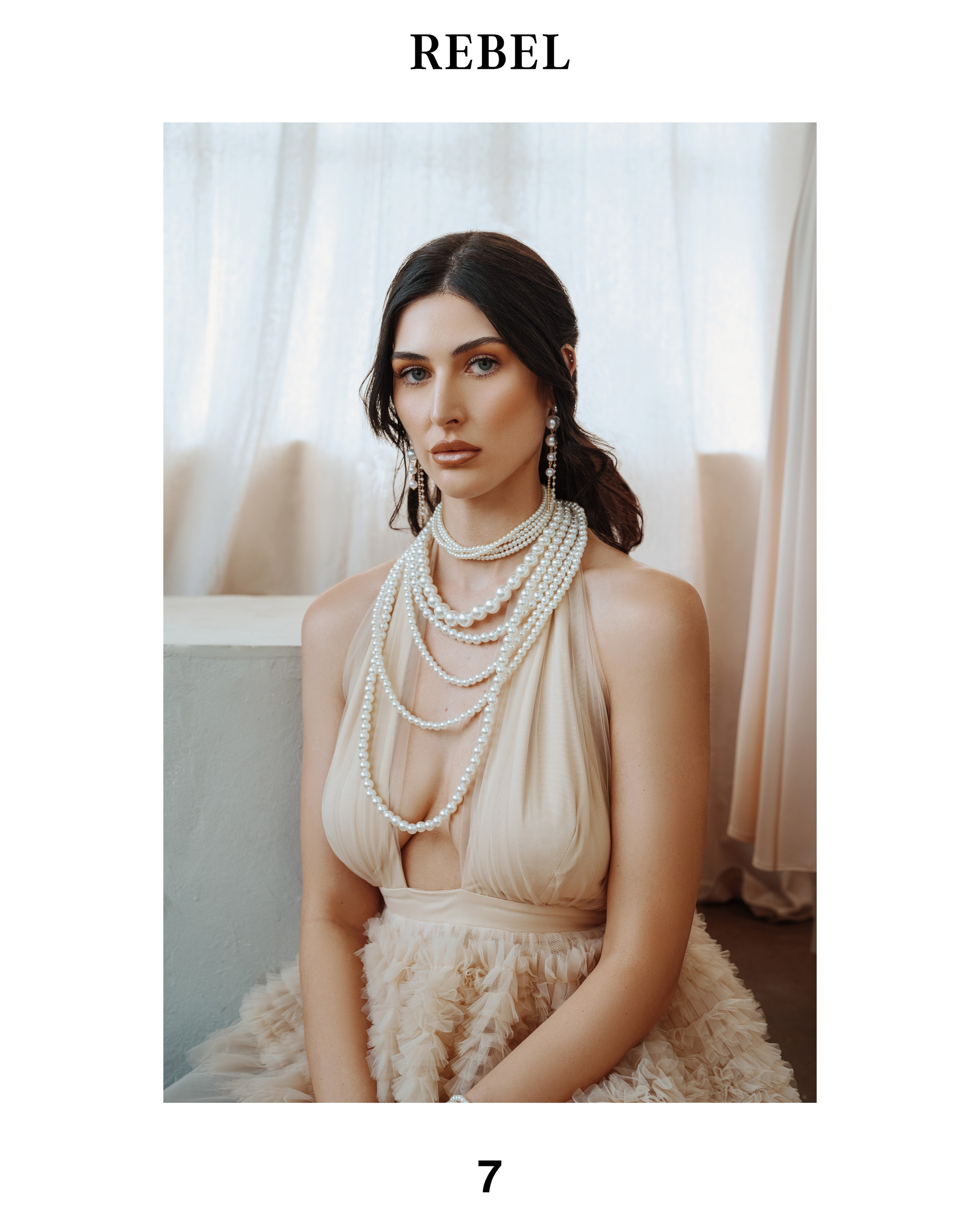 Fashion model photo edited for top-tier magazine publication