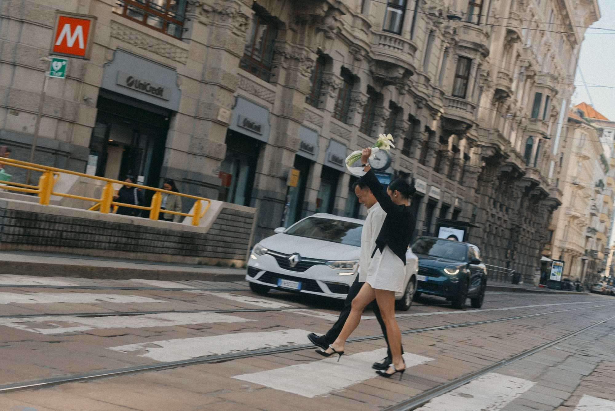 Prenup photoshooting in Milan. Anastasiia Buchinskaia Photographer in Milan