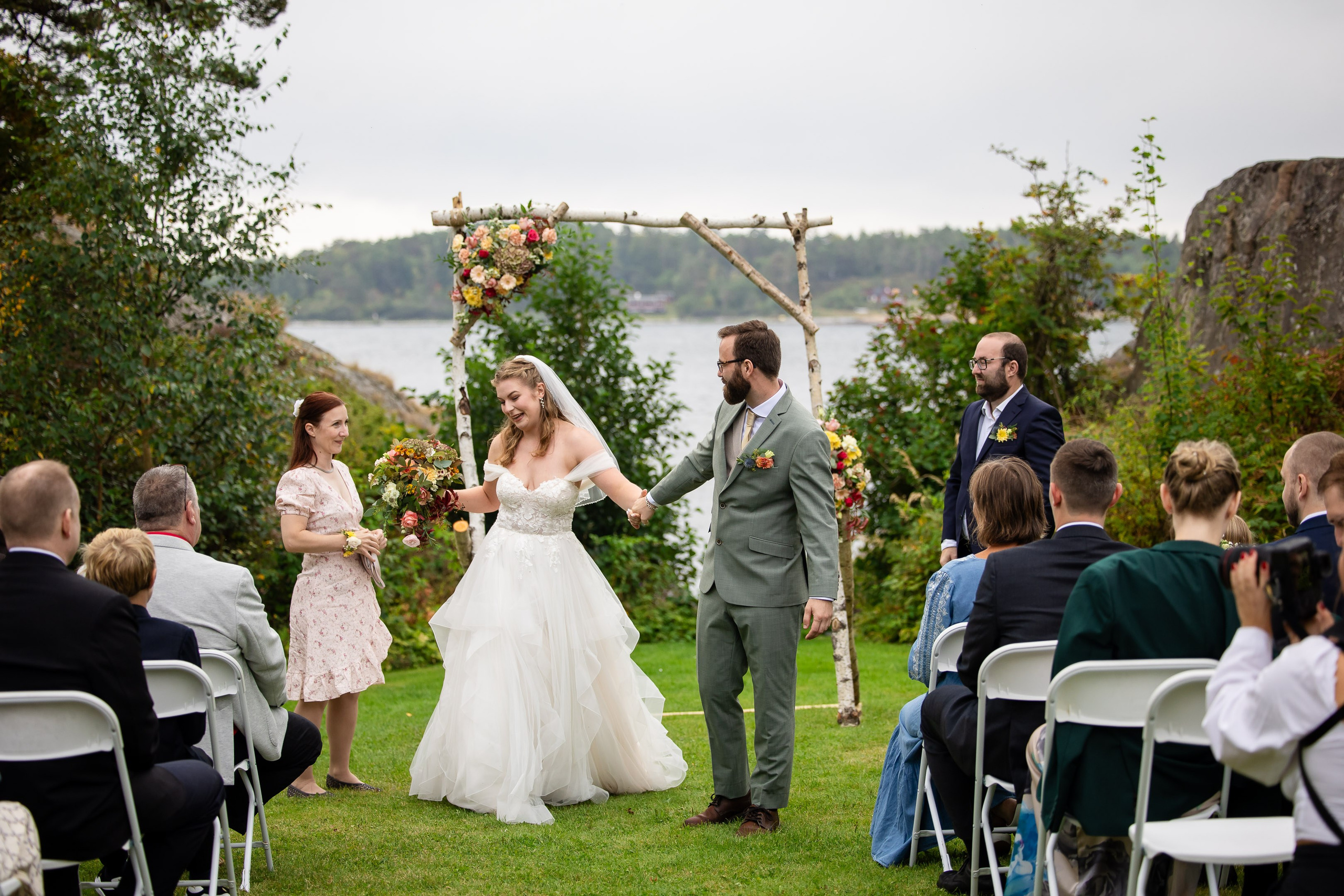 Bryllupsfotografering på Tromøya i Arendal. Bryllupsfotograf i Oslo og Rogaland — Meisal Media