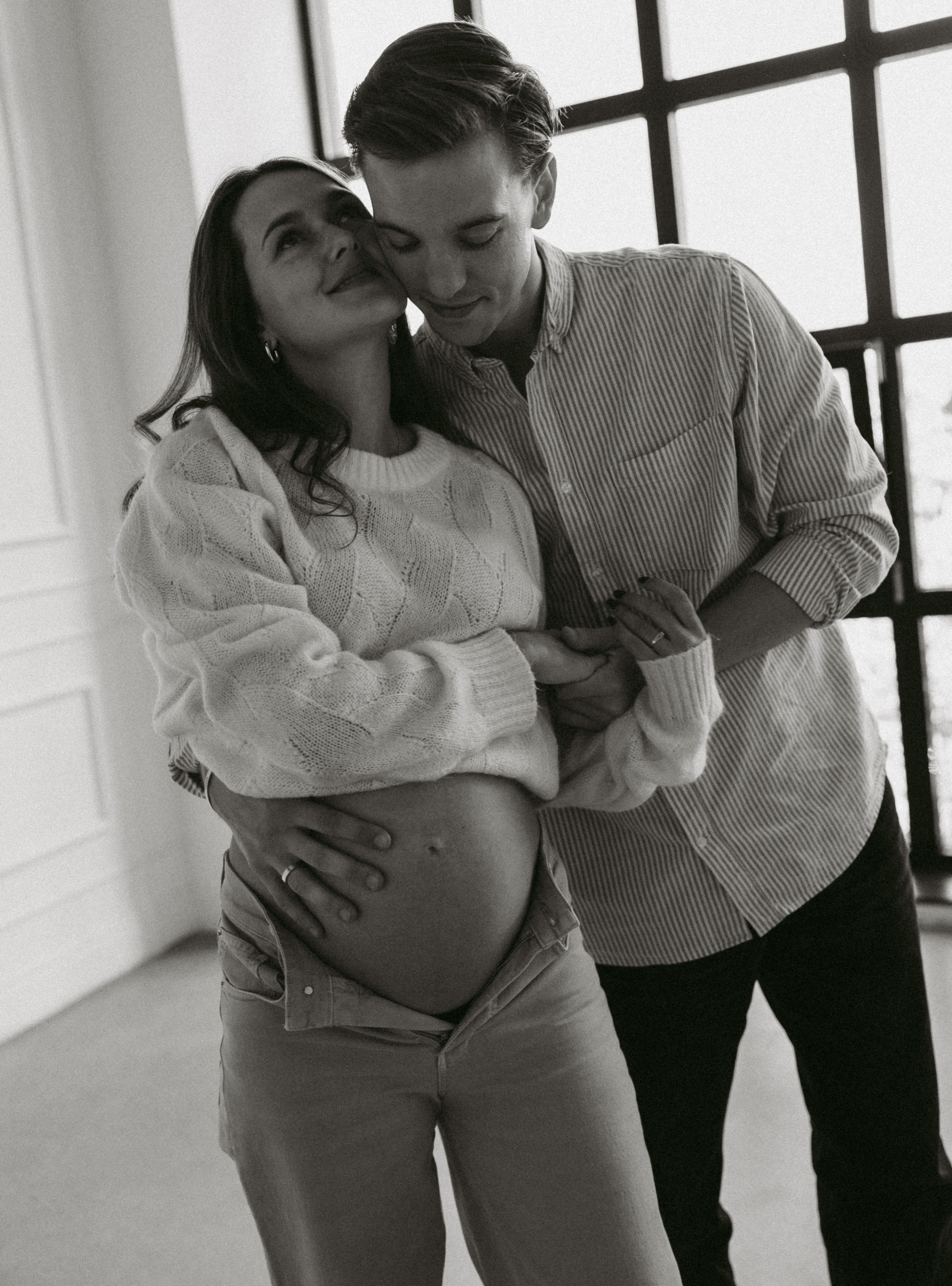 Ieva ir Žilvinas | Moderni laukimo fotosesija studijoje. Vestuvių ir šeimų fotografė Lena Bondarenko / belove photo