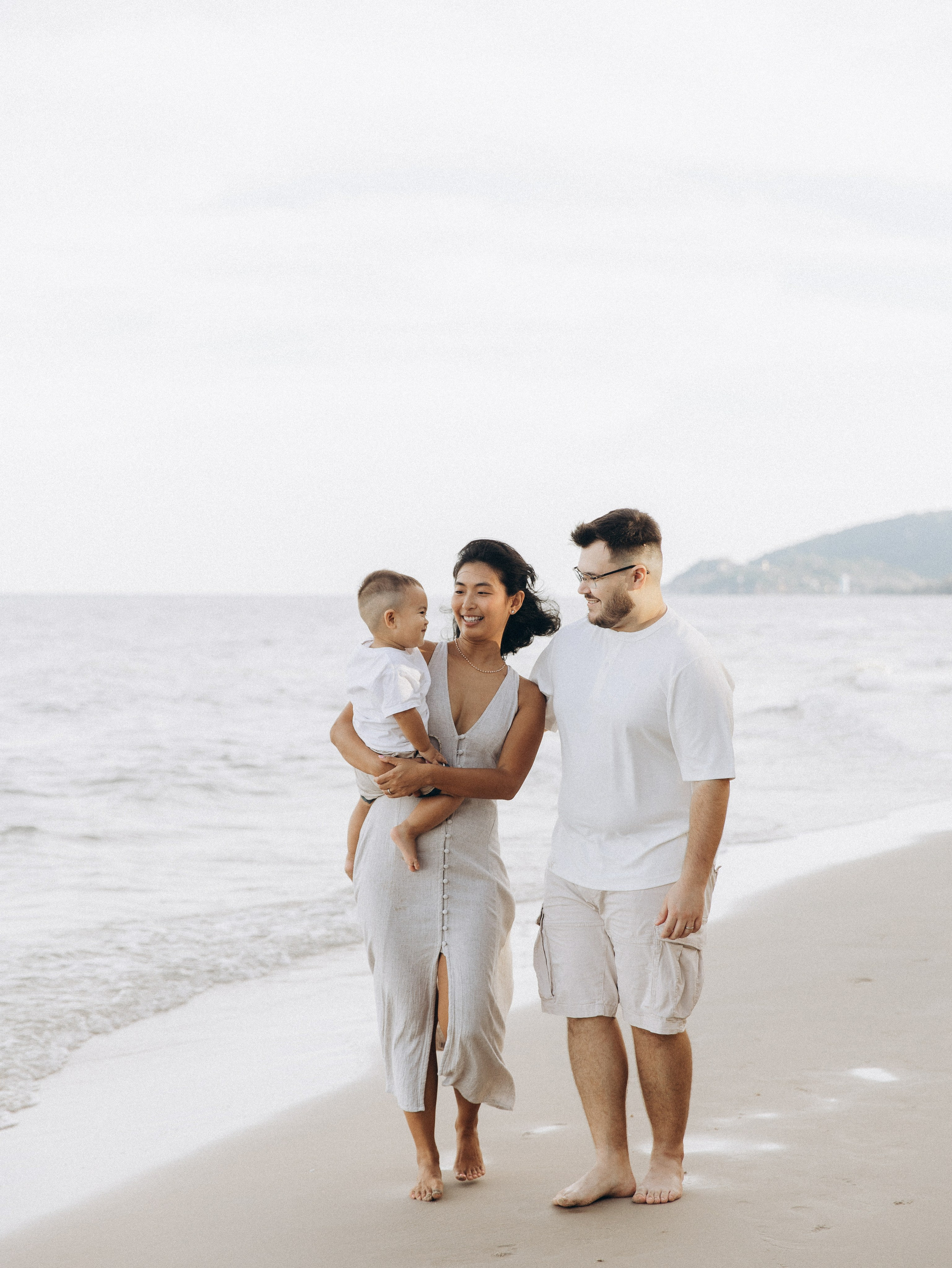 At the beach. Family and wedding photographer in Bangkok, Thailand