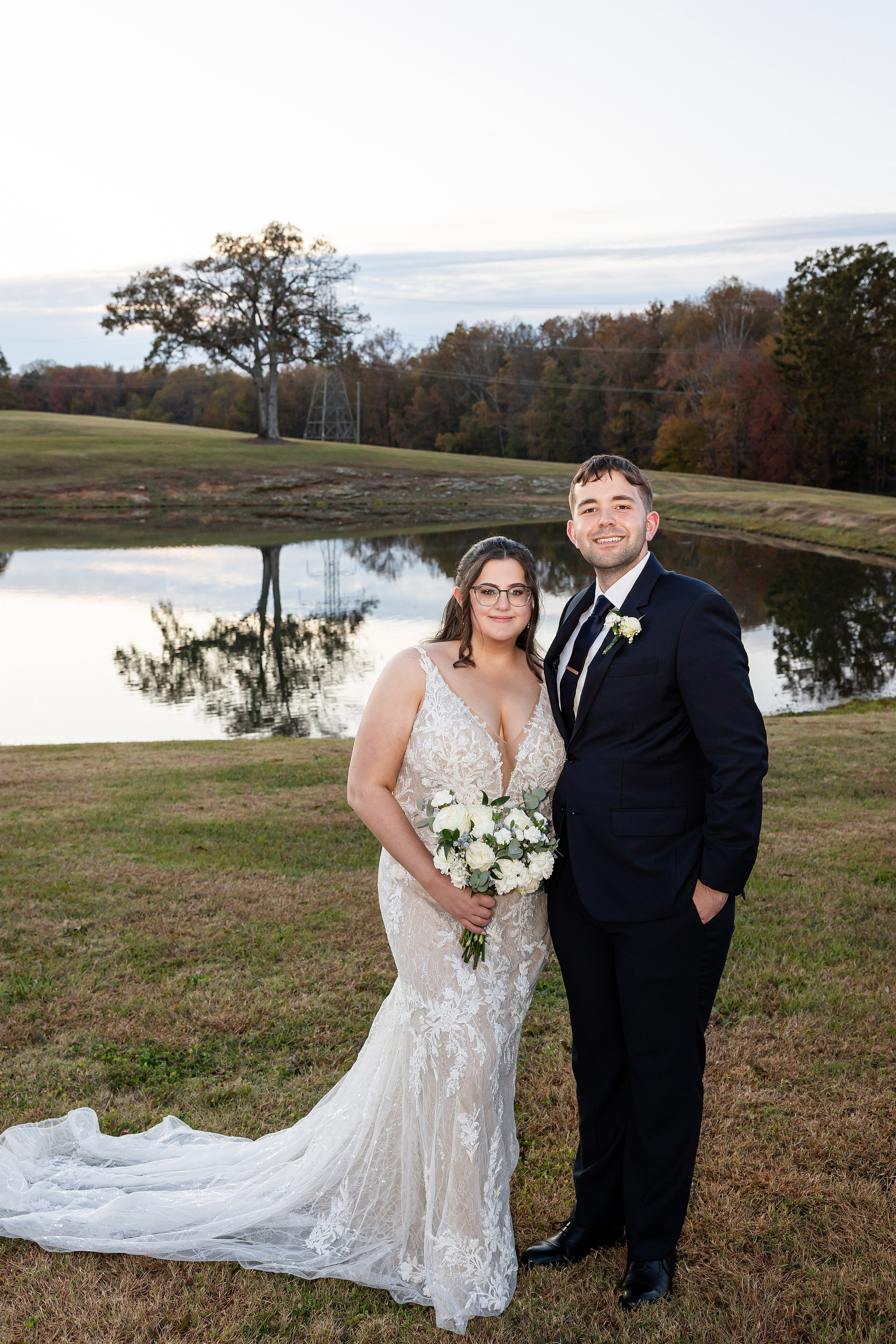John & Haley’s Joyful Wedding at The Venue at Rose Springs Farm. Wedding and portrait photography in Greenville SC