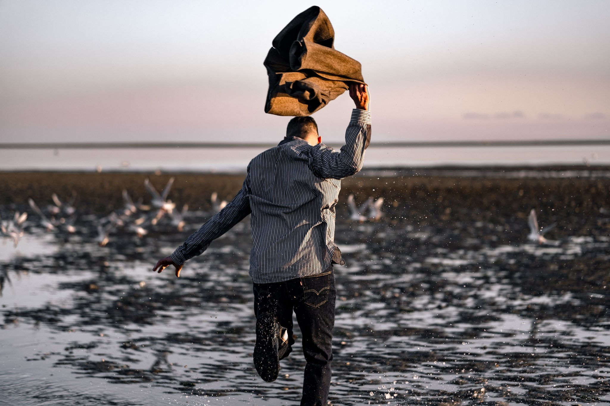 creative portrait session with soft vibes