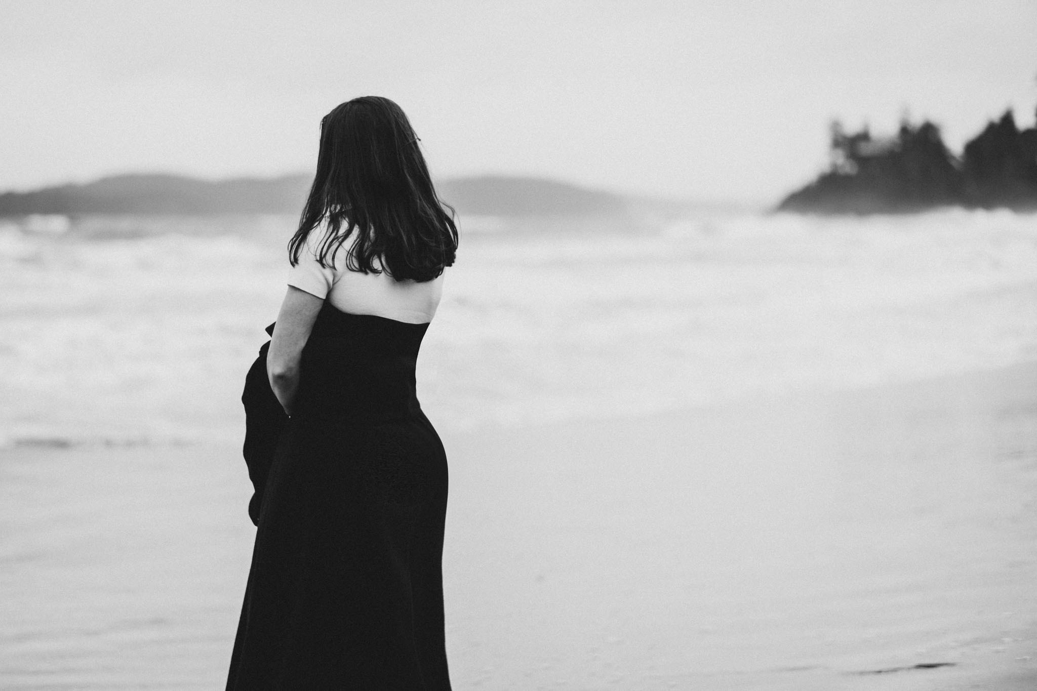 emotional portrait captured outdoors, BC