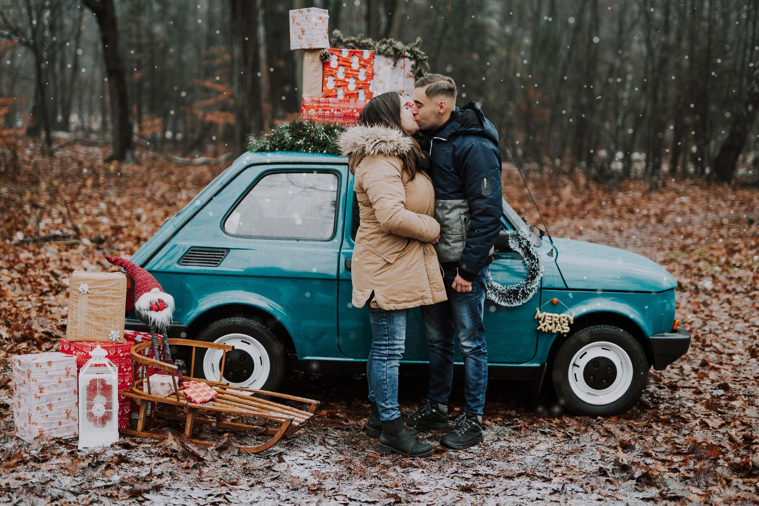 ŚWIĄTECZNA SESJA Z MALUCHEM. Karkowskafoto - fotografia miłości