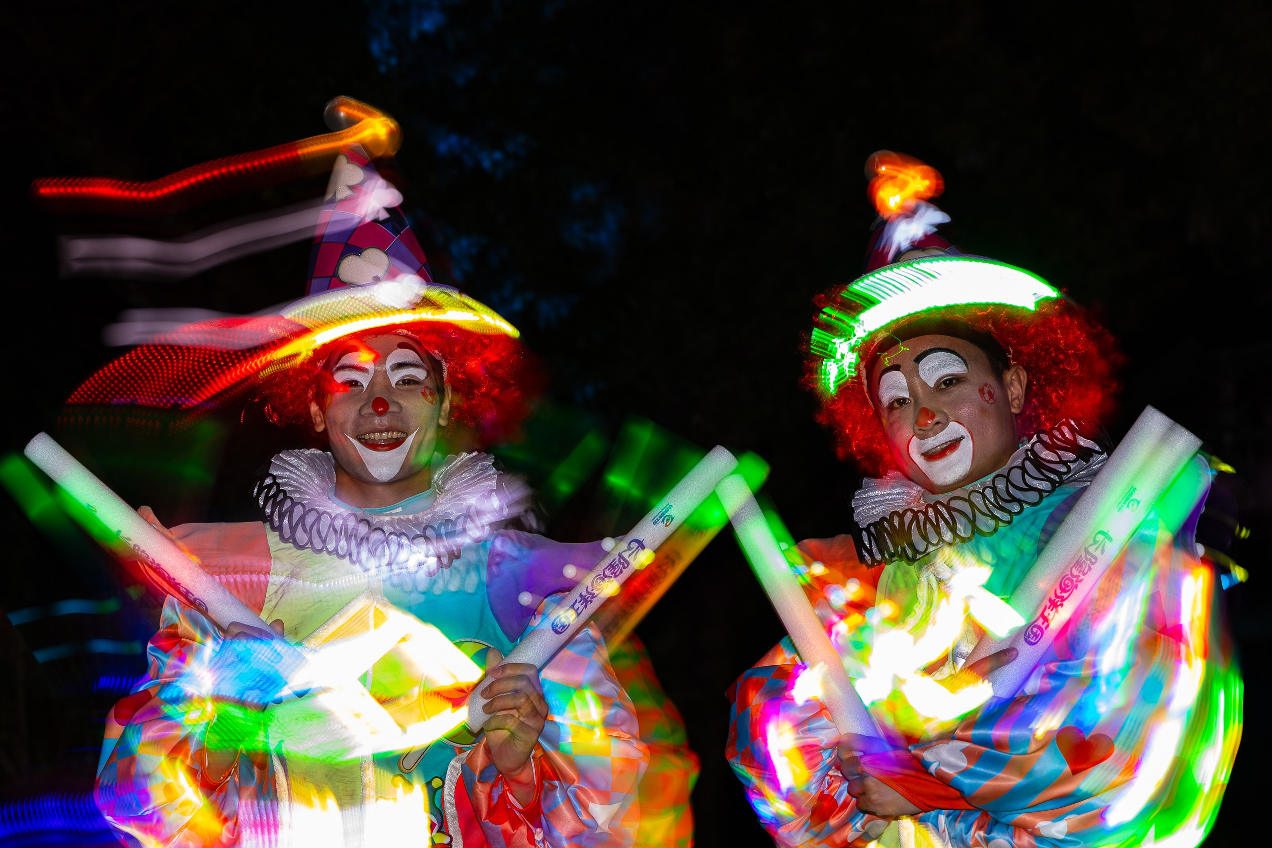 Ночной парад freezlight