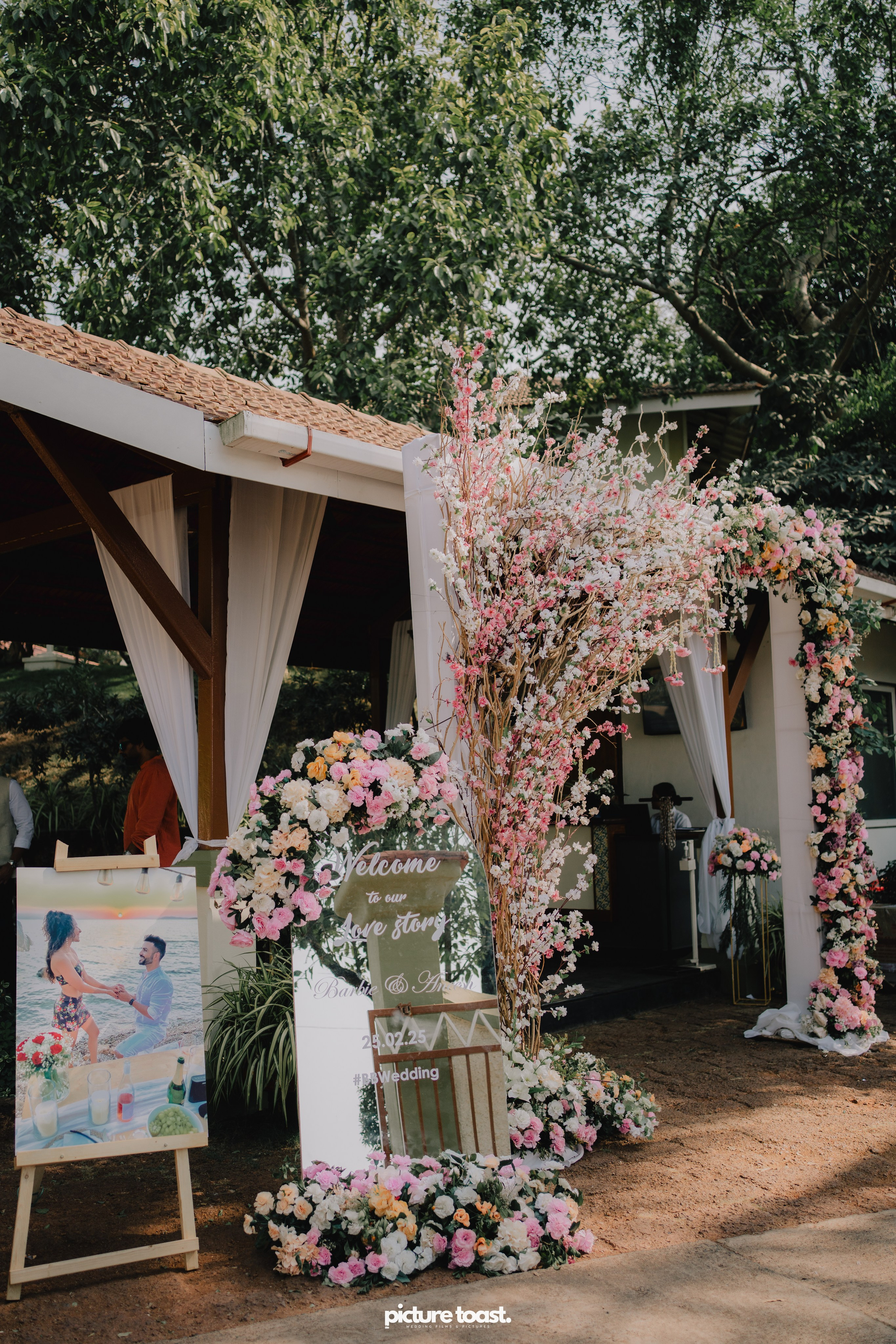 Varamala Ft. Barbie & Aneesh. Fine art Wedding Photographers in India & Canada