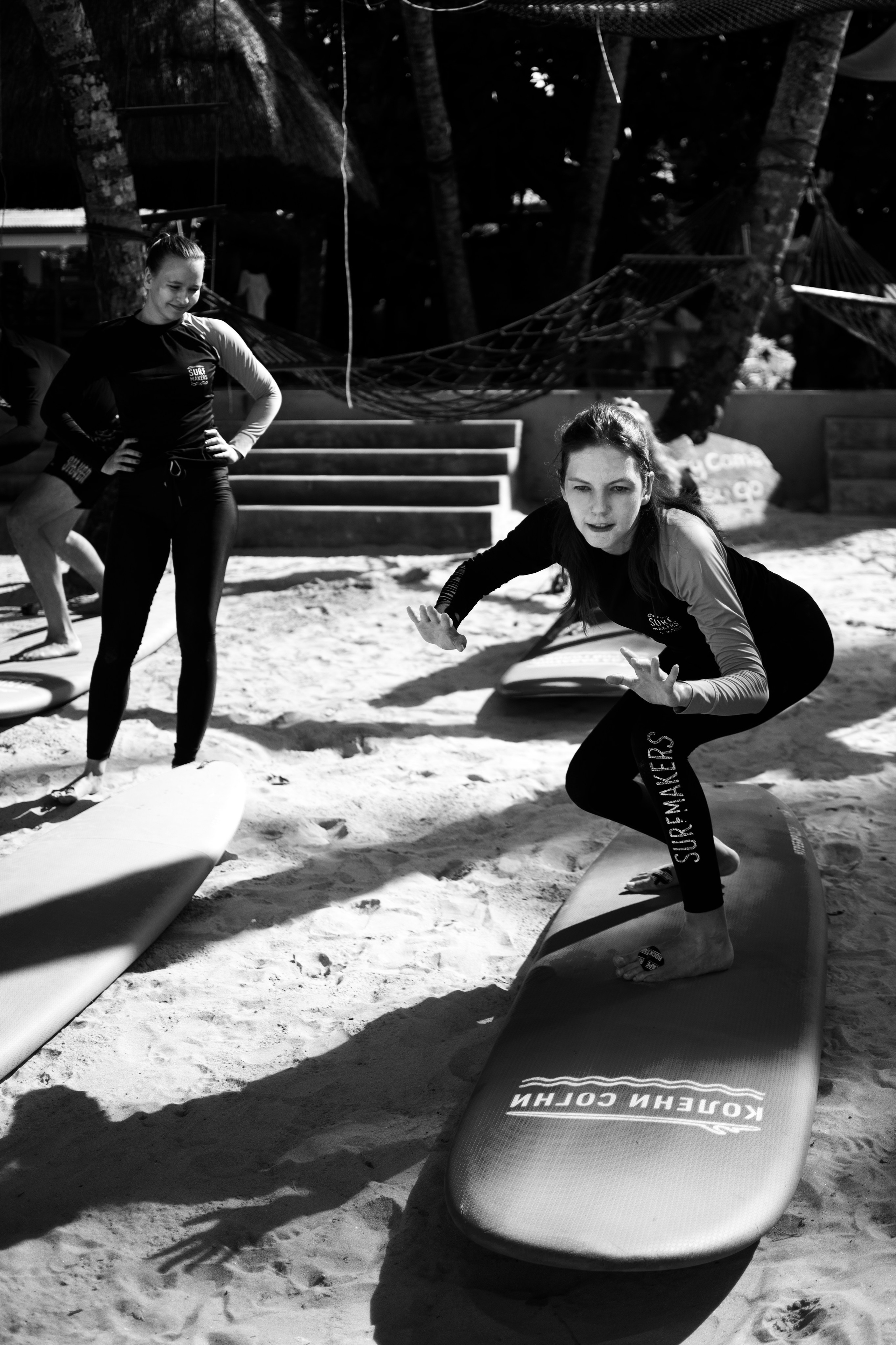 Surfcamp Black&White. Photographer Sri Lanka