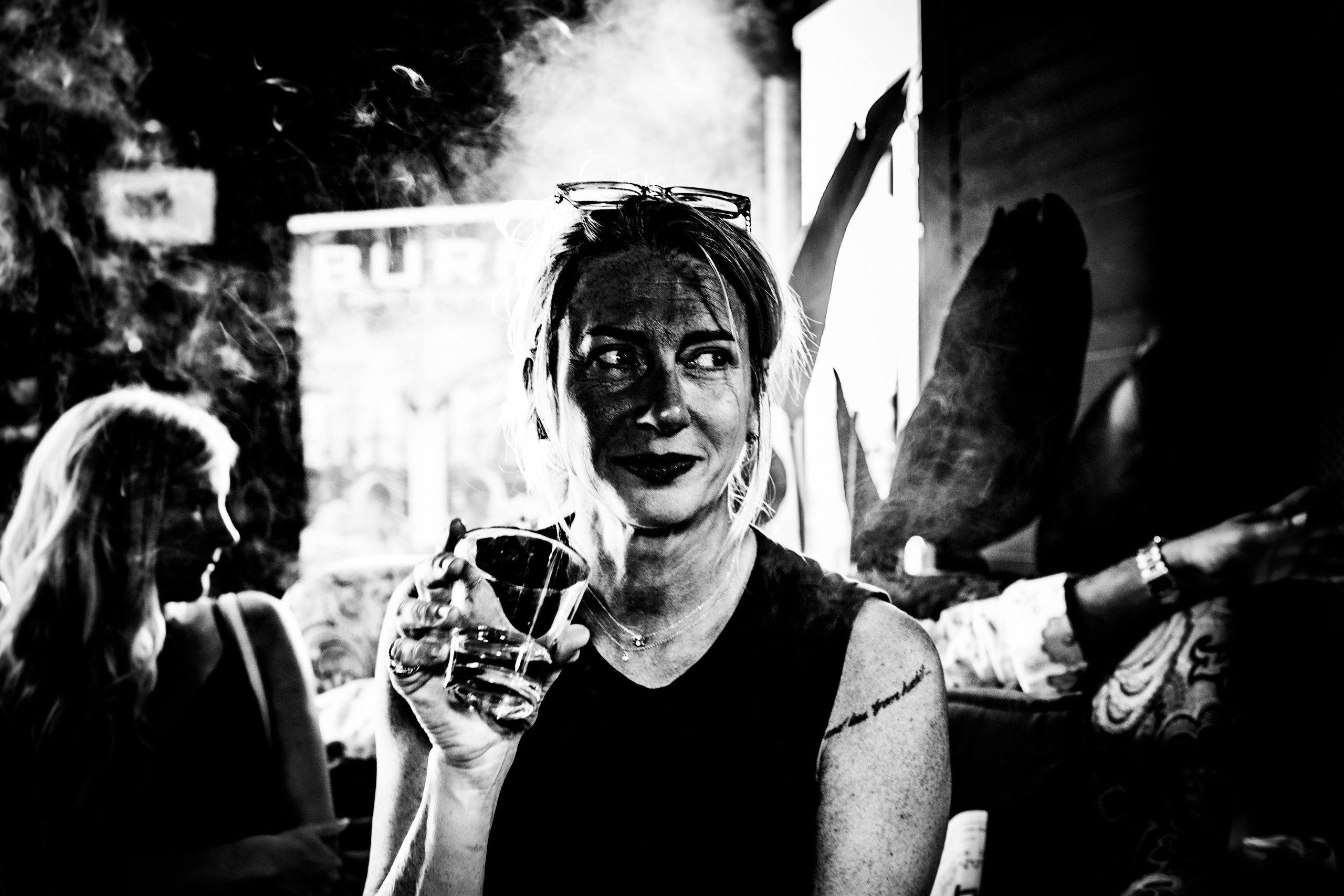 Burn Black and White Series. Out and About 239