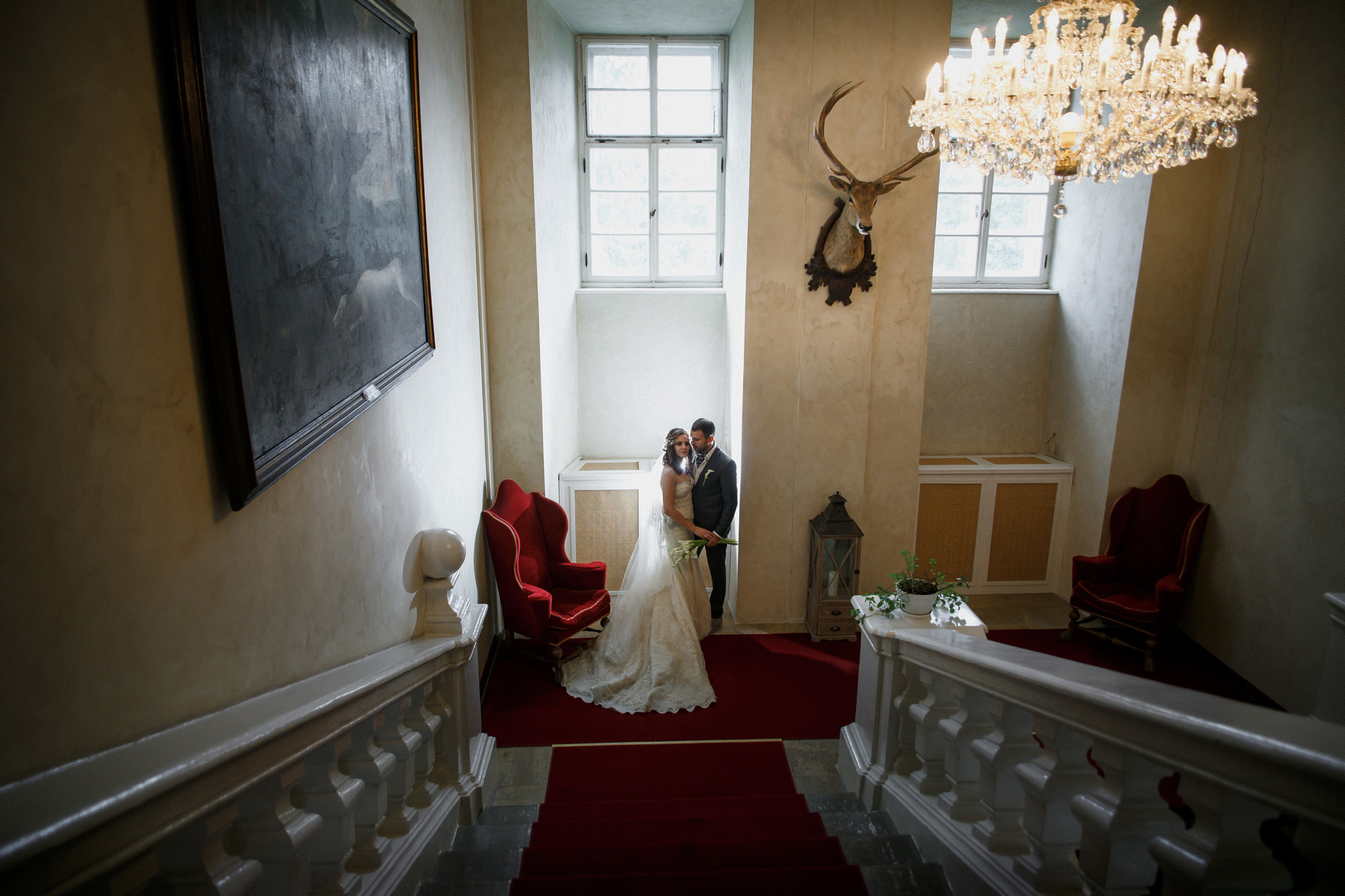Romantic wedding in Prague. Wedding and portrait photographer in Poland Vitali Frozen