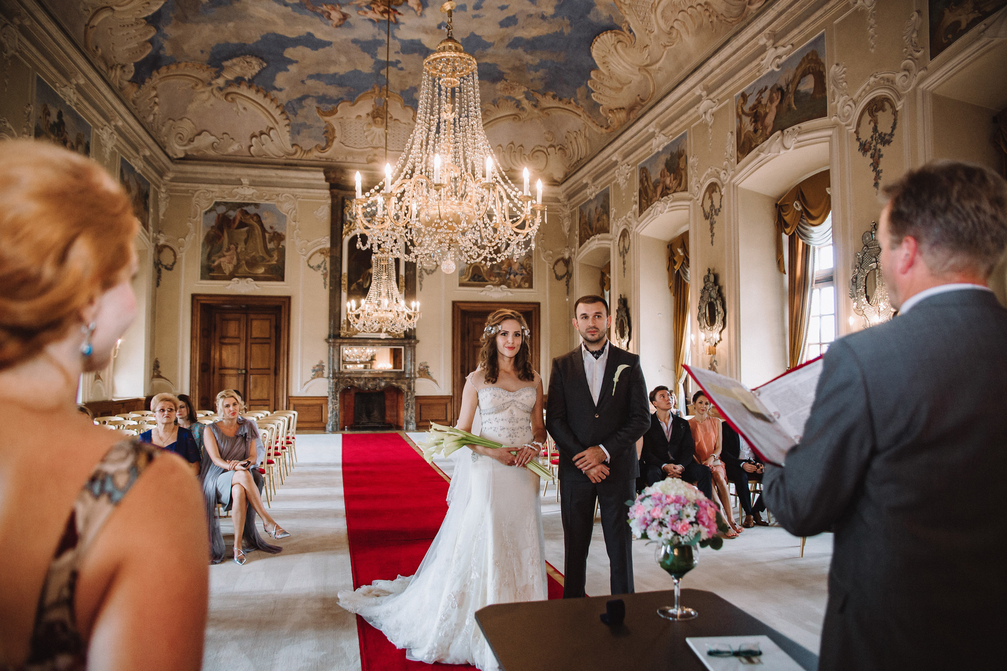 Romantic wedding in Prague. Wedding and portrait photographer in Poland Vitali Frozen