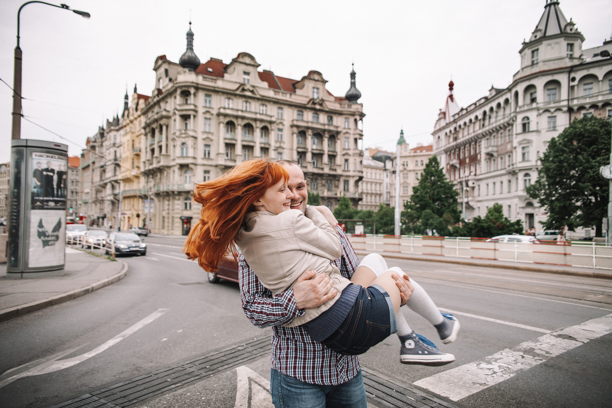 Love Story в Праге. Wedding and portrait photographer in Poland Vitali Frozen