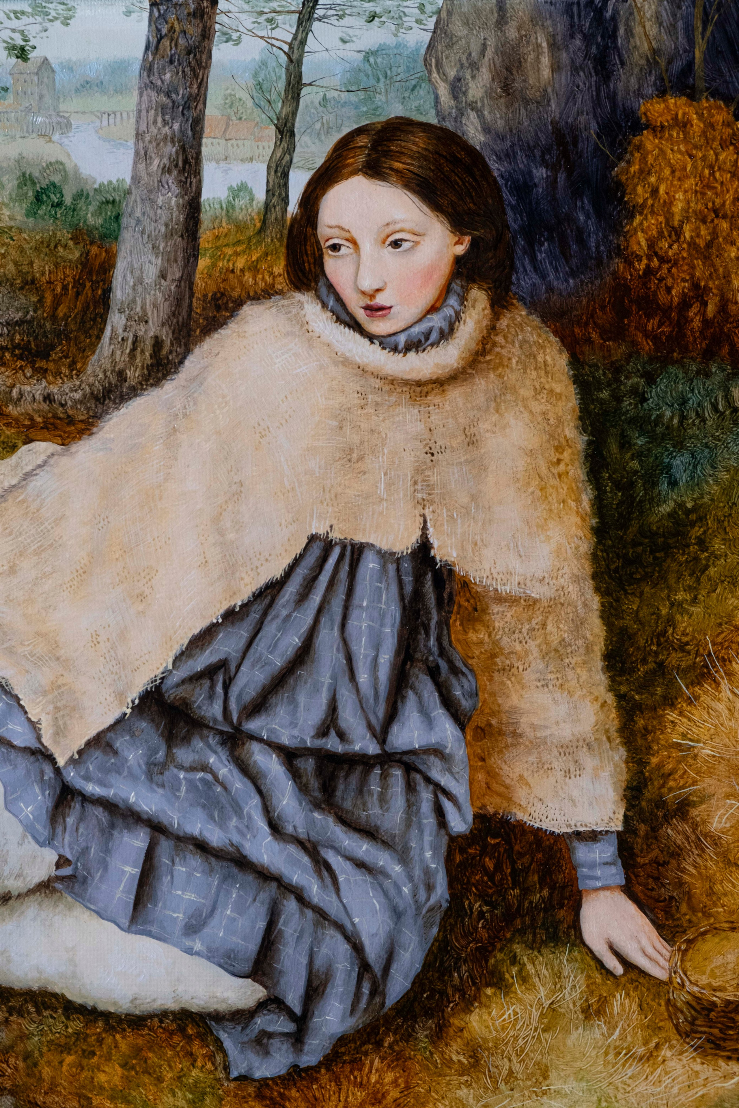 Girl in a Pelerine. Paul Rog