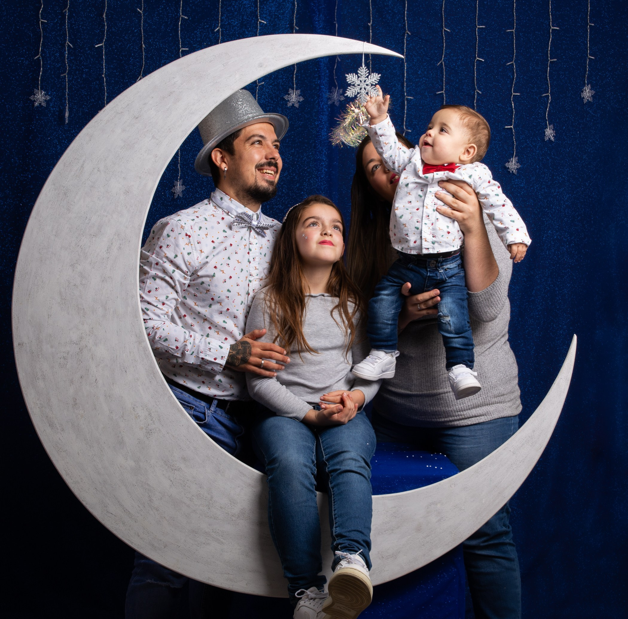 Navidad de Vanessa y familia. Fotógrafo en Mataró, Eugenia Shikhina