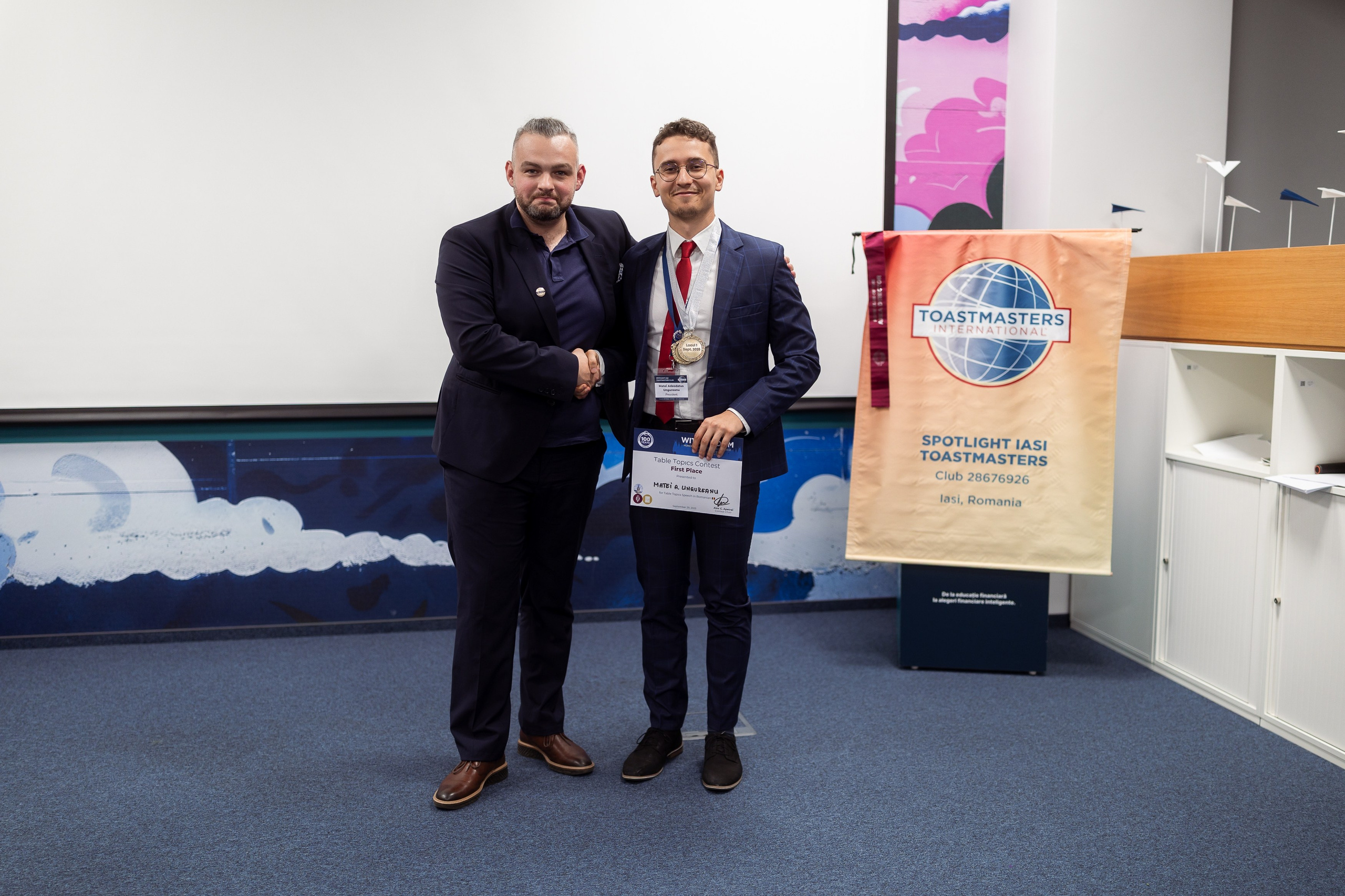 Toastmasters. Marius Ciocan